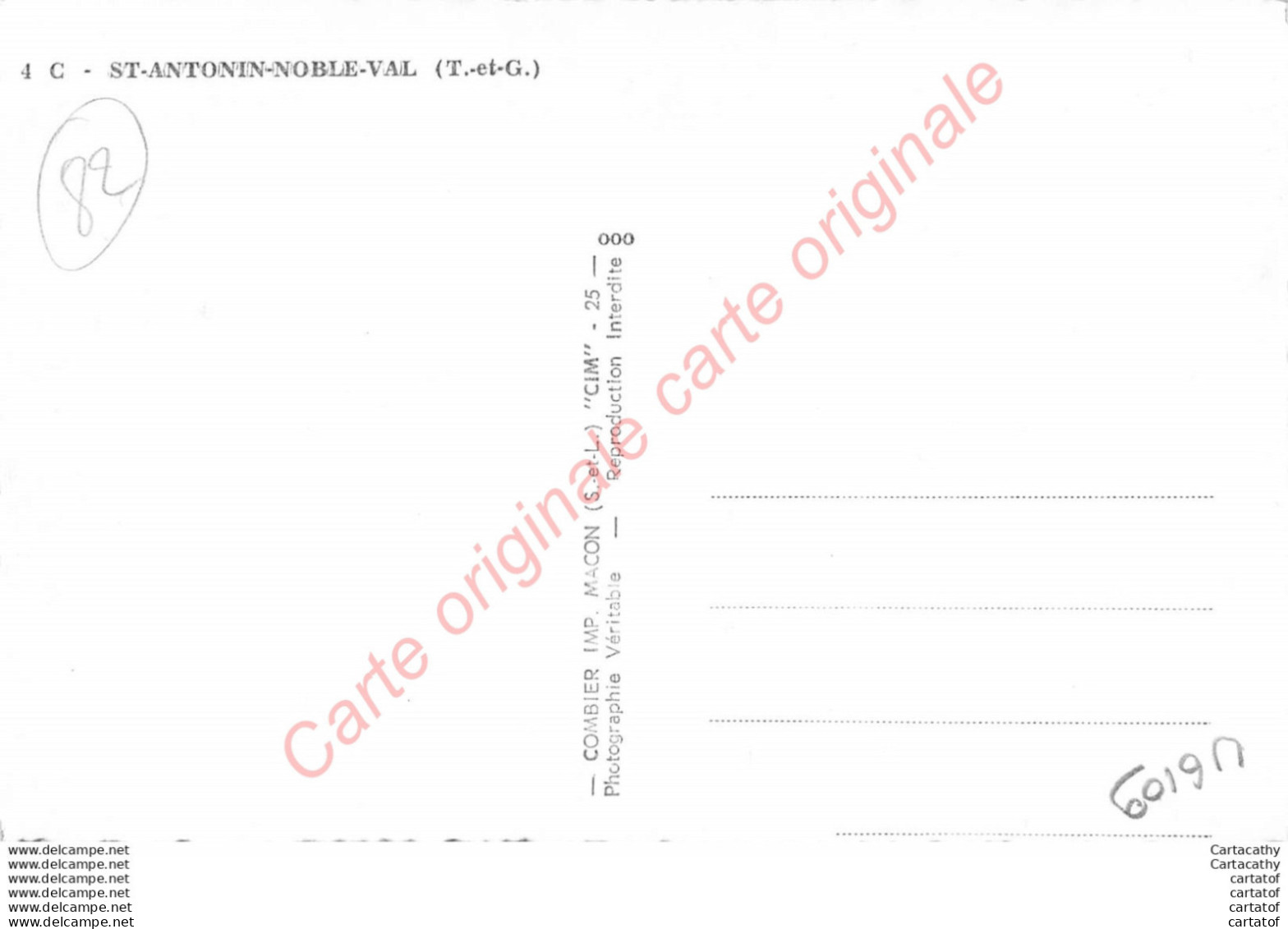 82.  SAINT ANTONIN NOBLE VAL .  CP Multivues . - Saint Antonin Noble Val