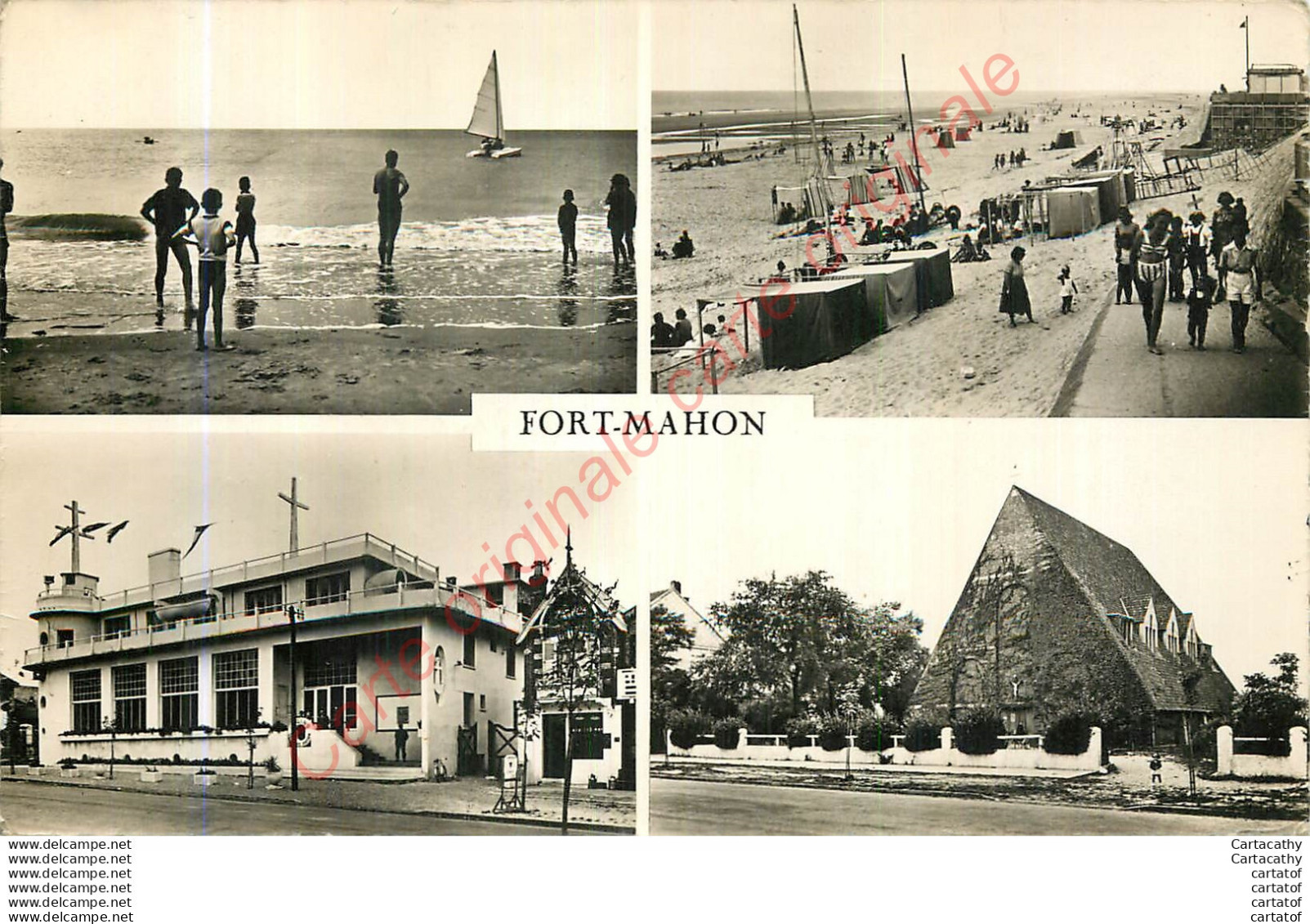 80.  FORT MAHON .  CP Multivues . - Fort Mahon
