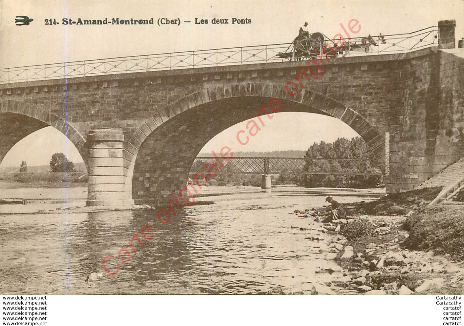 18.  SAINT AMAND MONTROND .  Les Deux Ponts . - Saint-Amand-Montrond
