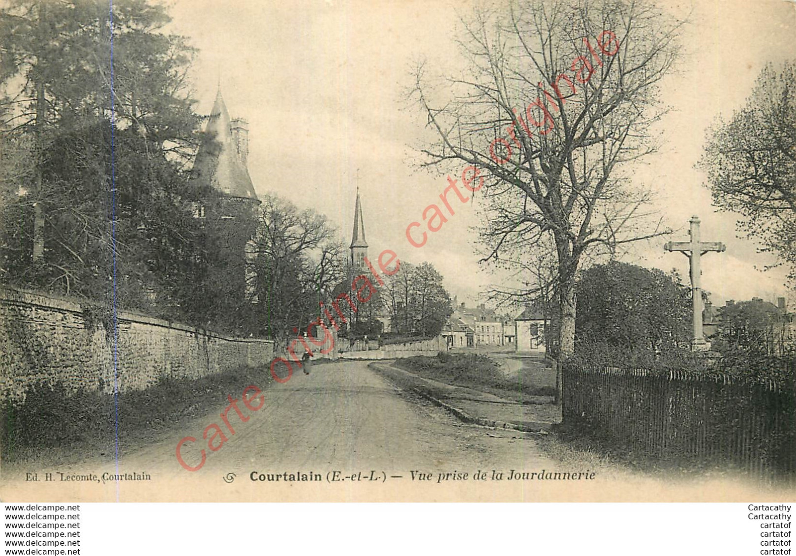 28.  COURTALAIN .  Vue Prise De La Jourdannerie . - Courtalain