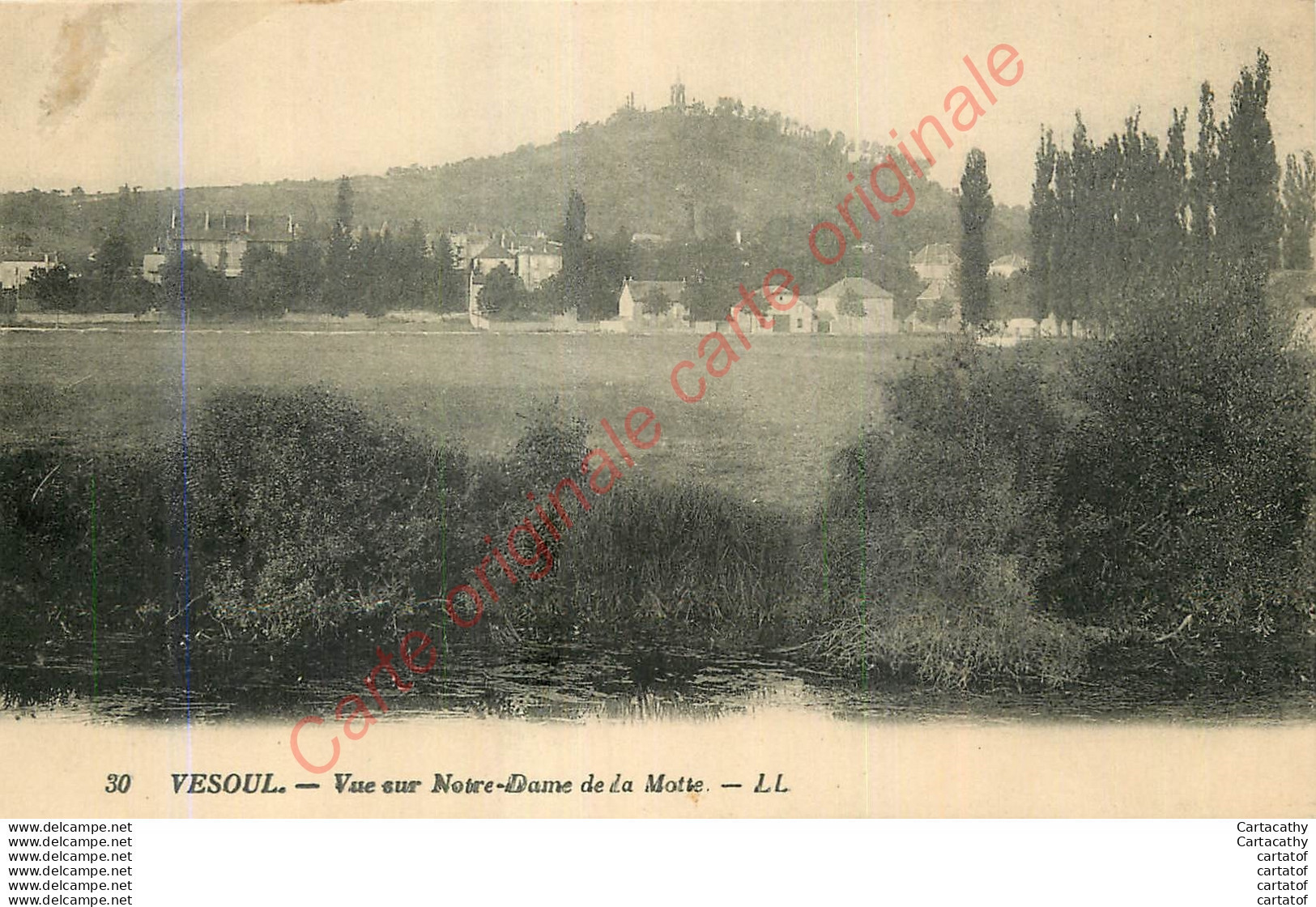 70.  VESOUL .  Vue Sur Notre Dame De La Motte . - Vesoul