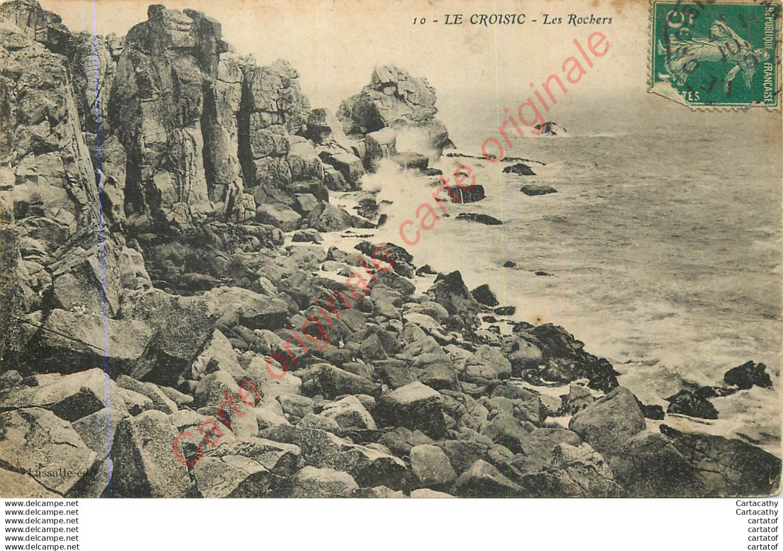 44. LE CROISIC .  Les Rochers . - Le Croisic