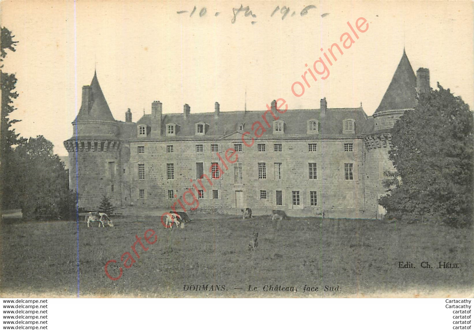 51.  DORMANS .  Le Château Face Sud . - Dormans