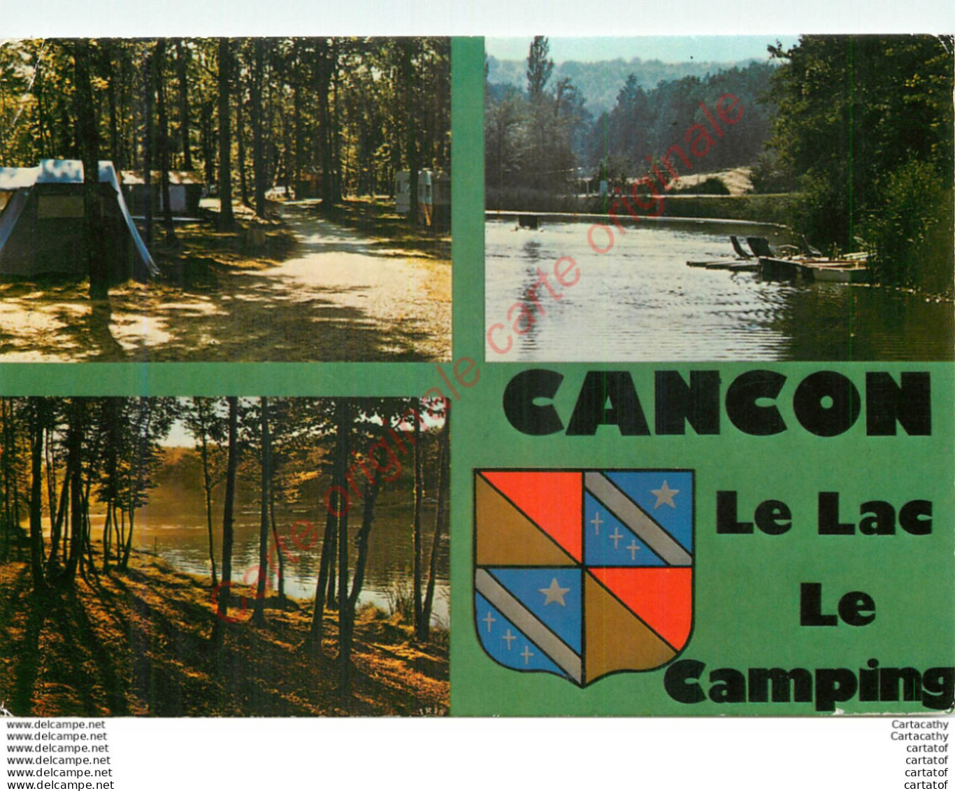 47.  CANCON .  Le Lac Et Le Camping . - Autres & Non Classés