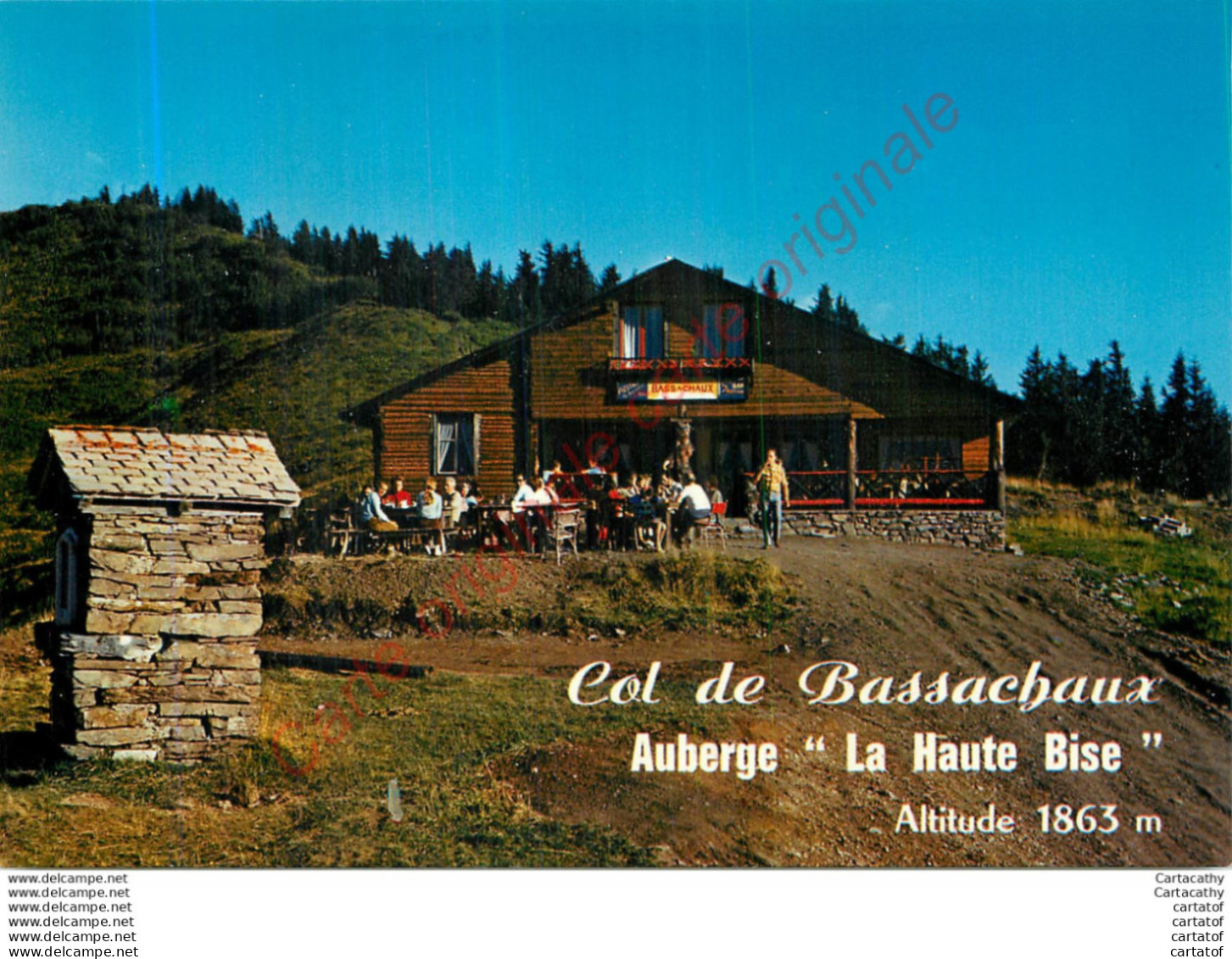 74. CHATEL . Col De Bassachaux .  Auberge LA HAUTE BISE . - Châtel