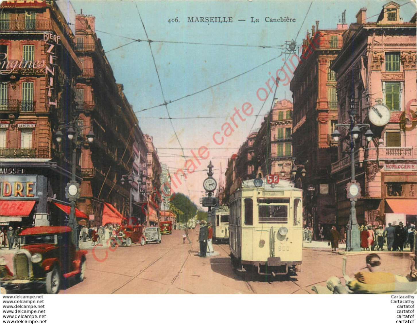 13.  MARSEILLE .  La Canebière . - Canebière, Centro