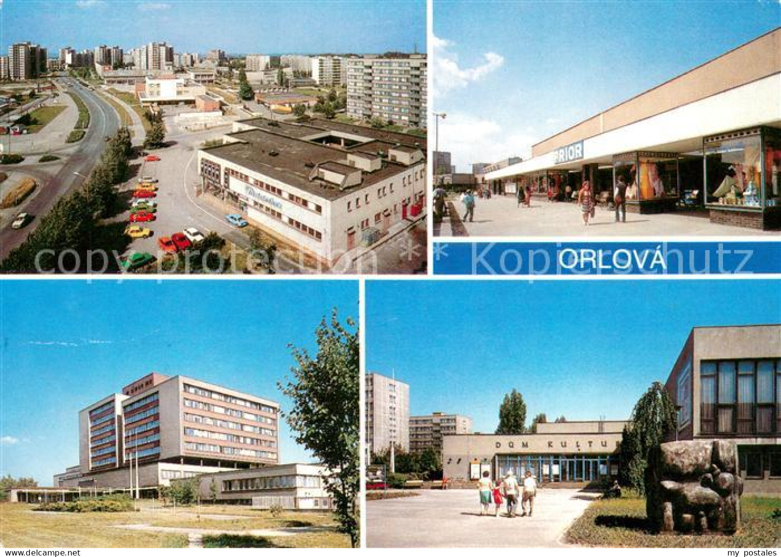 73655324 Orlova Stadtpanorama Wohnsiedlung Kaufhaus Krankenhaus Kulturhaus Orlov - Tchéquie