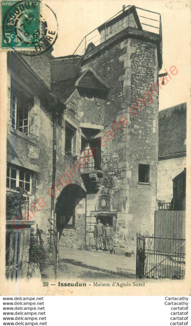 36.  ISSOUDUN .  Maison D'Agnès SOrel . - Issoudun