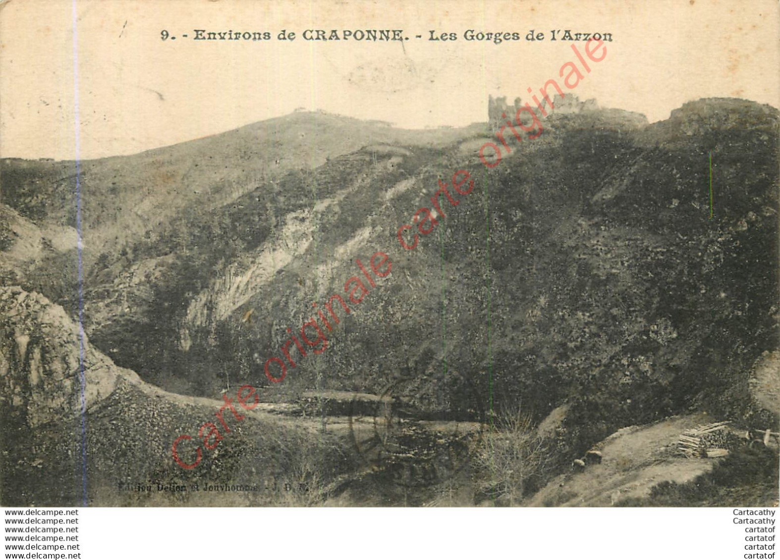 43.  CRAPONNE .  Les Gorges De L'Arzon . - Craponne Sur Arzon