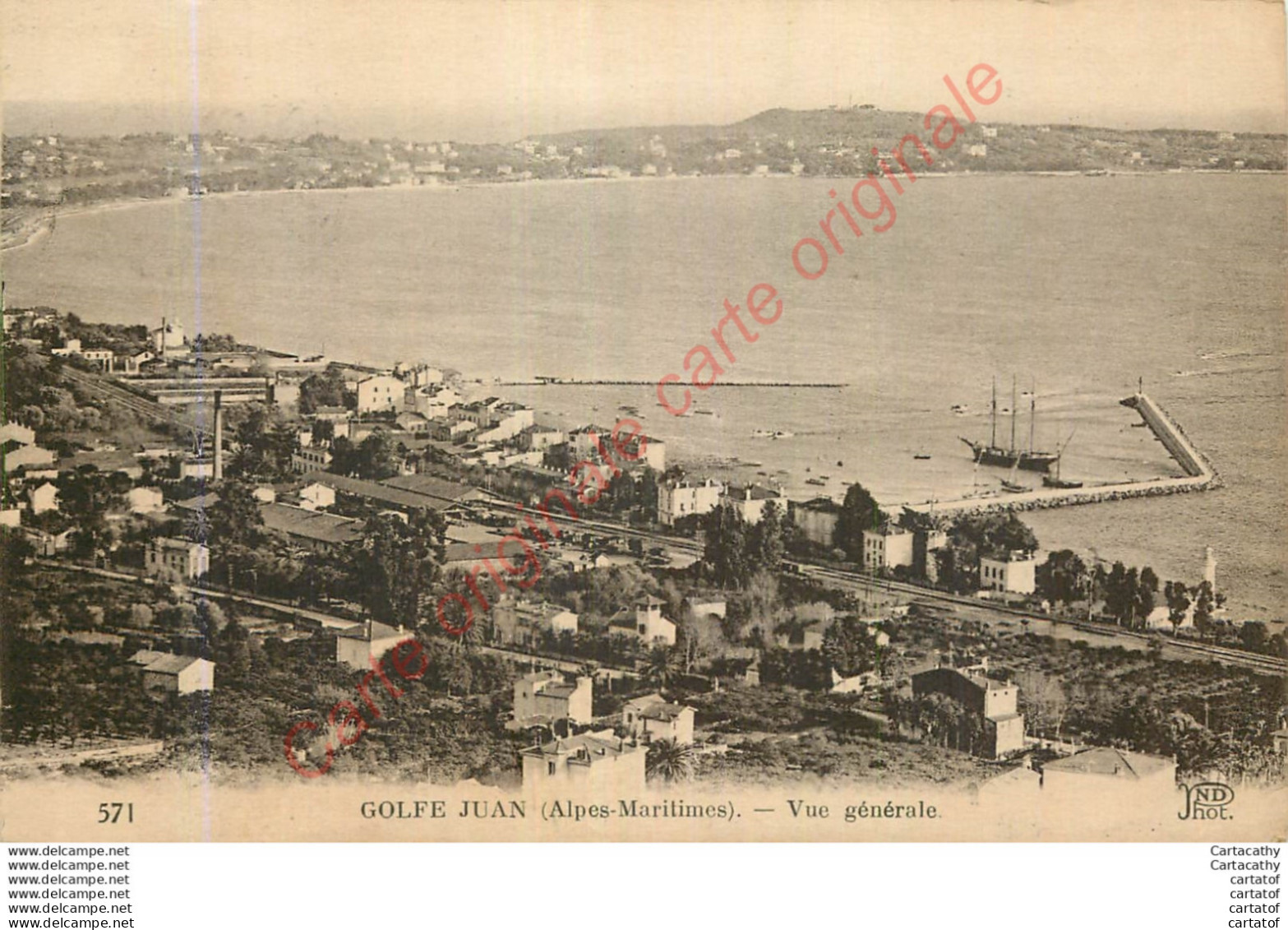 06.  GOLFE JUAN .  Vue Générale . - Sonstige & Ohne Zuordnung