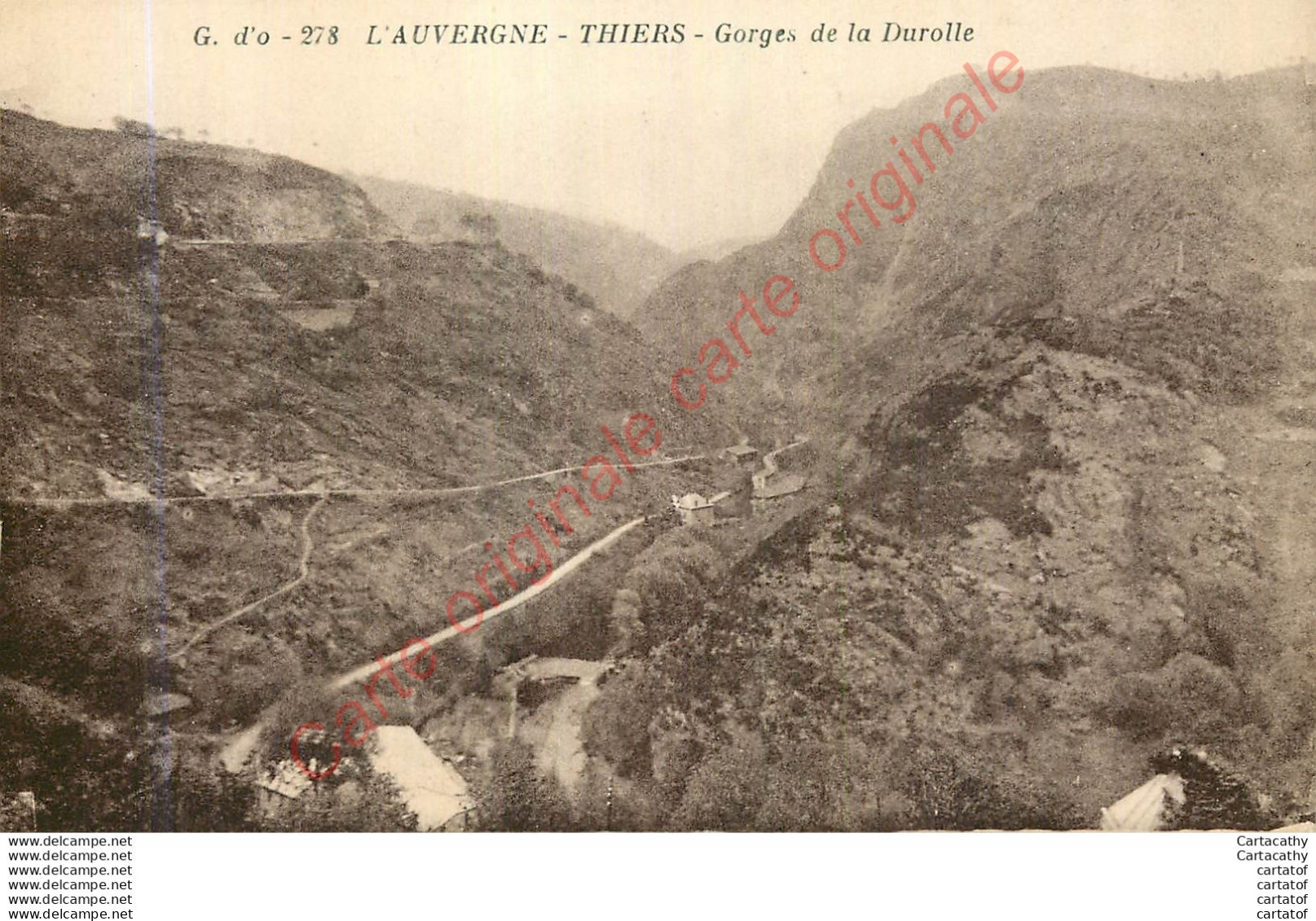 63. THIERS .  Gorges De La Durolle . - Thiers
