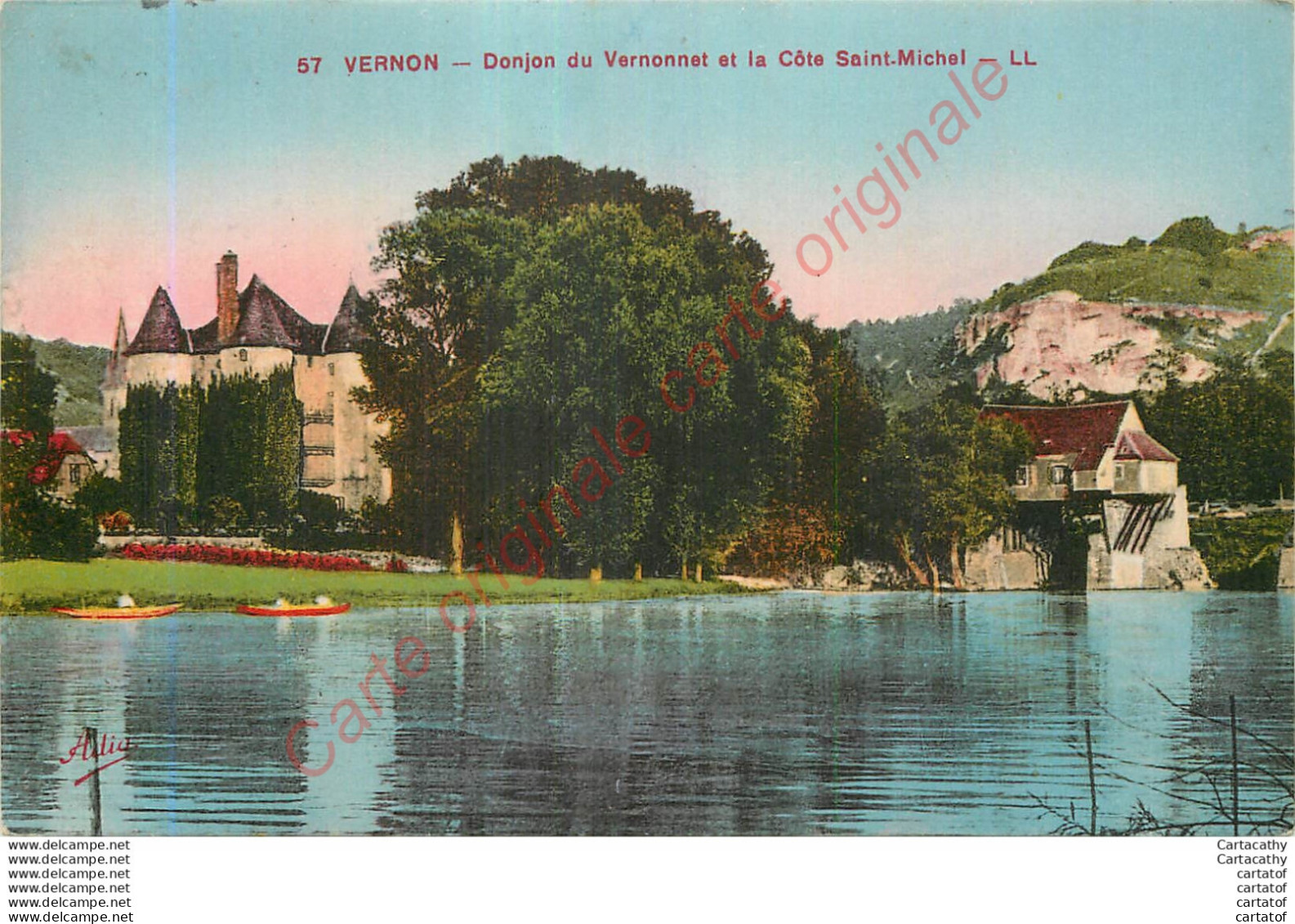 VERNON .  Donjon Du Vernonnet Et La Côte St-Michel . - Vernon