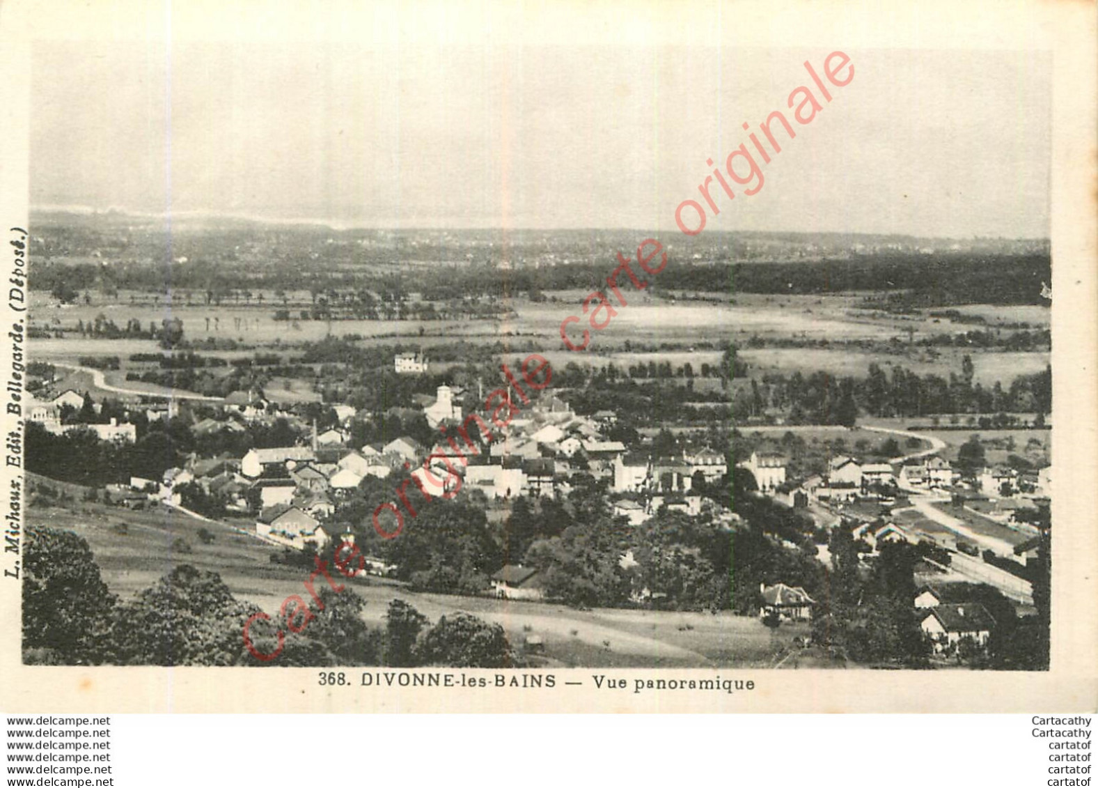 01.   DIVONNE . Vue Panoramique . - Divonne Les Bains