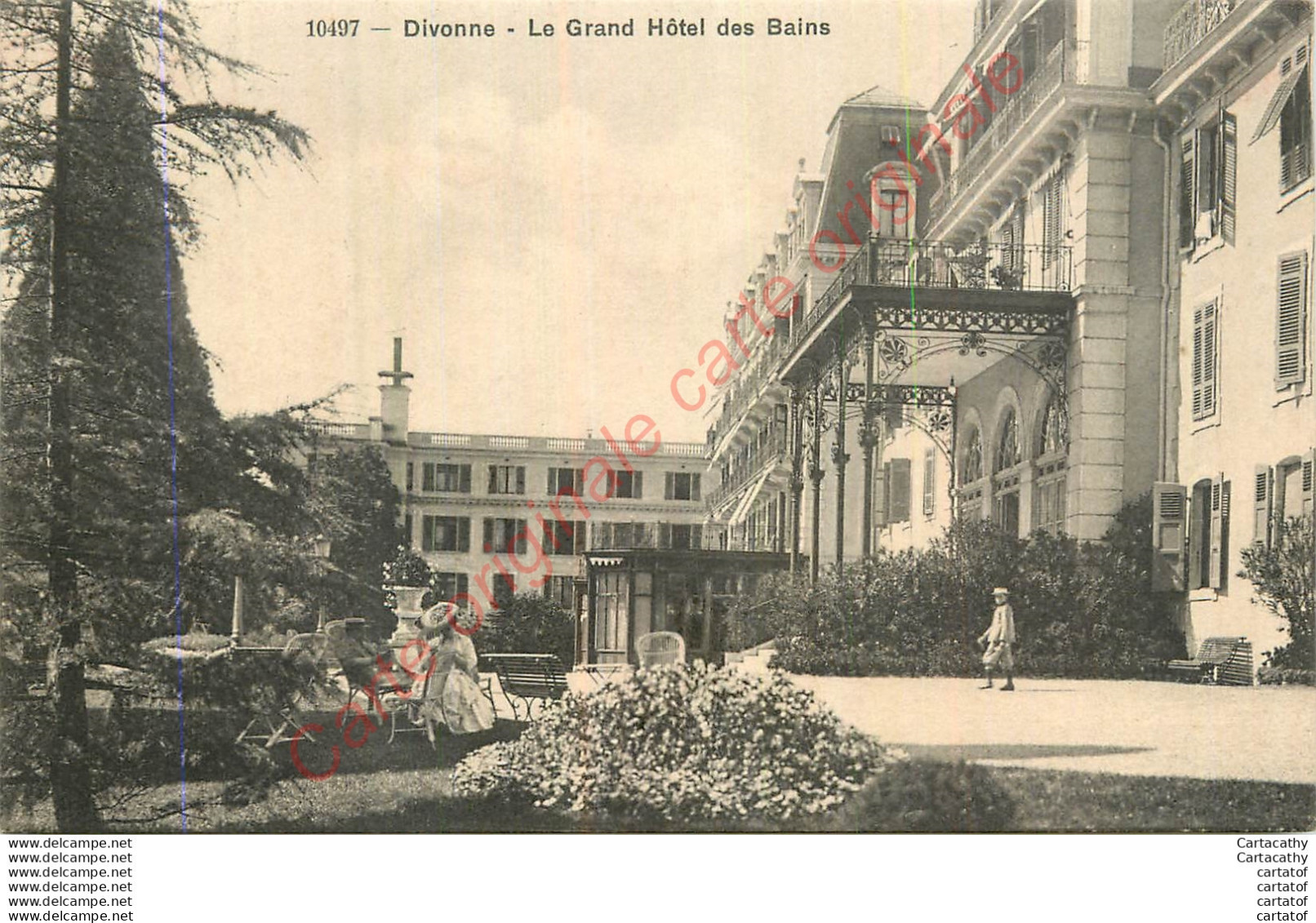 01.   DIVONNE .  Le Grand Hôtel Des Bains . - Divonne Les Bains