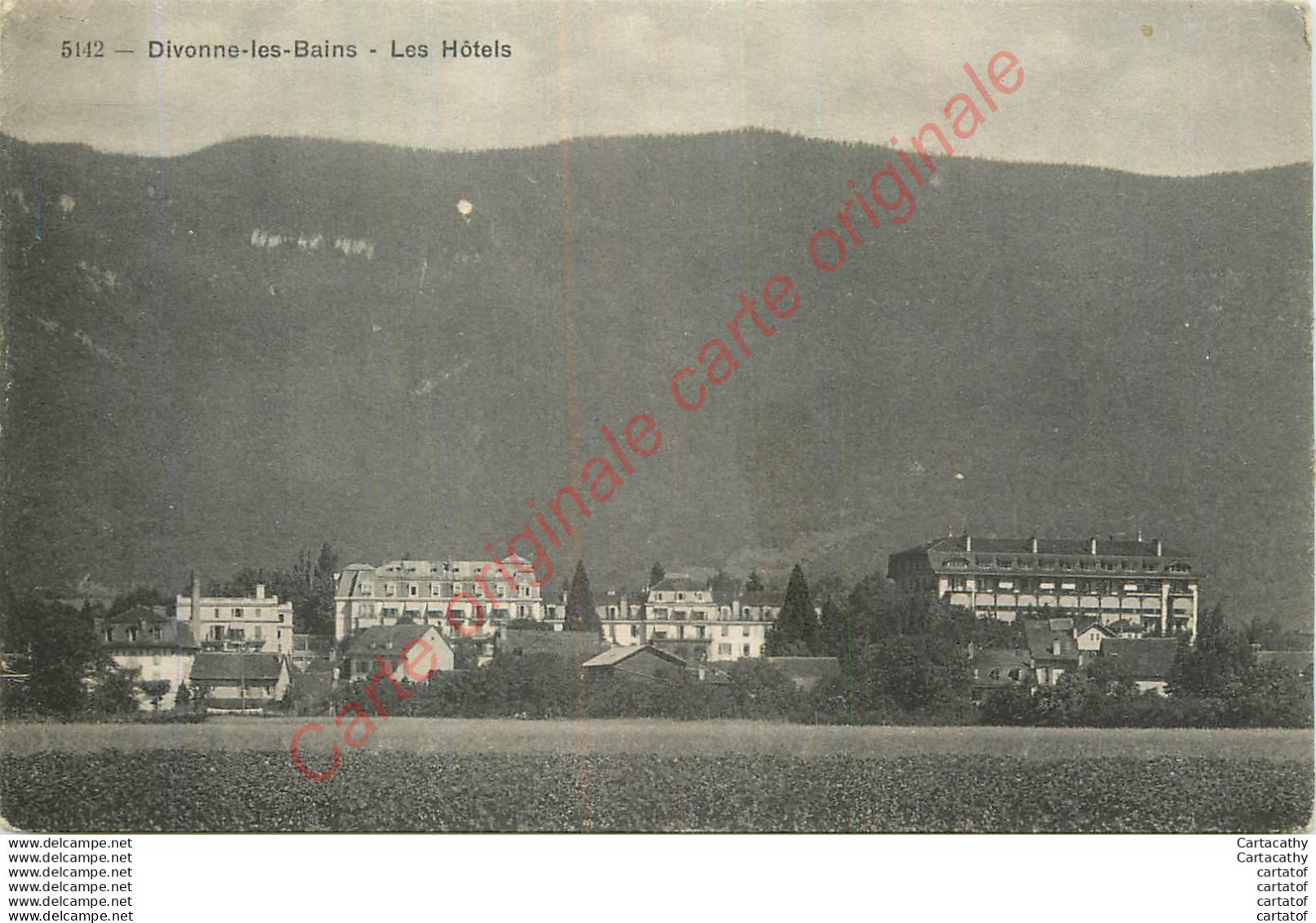 01.   DIVONNE LES BAINS .  Les Hôtels . - Divonne Les Bains