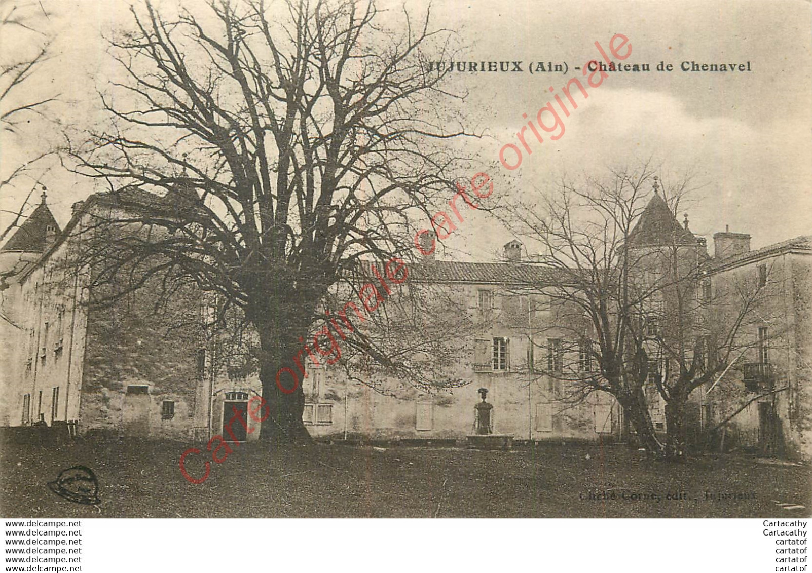 01.  JUJURIEUX .  Château De Chenavel . - Ohne Zuordnung