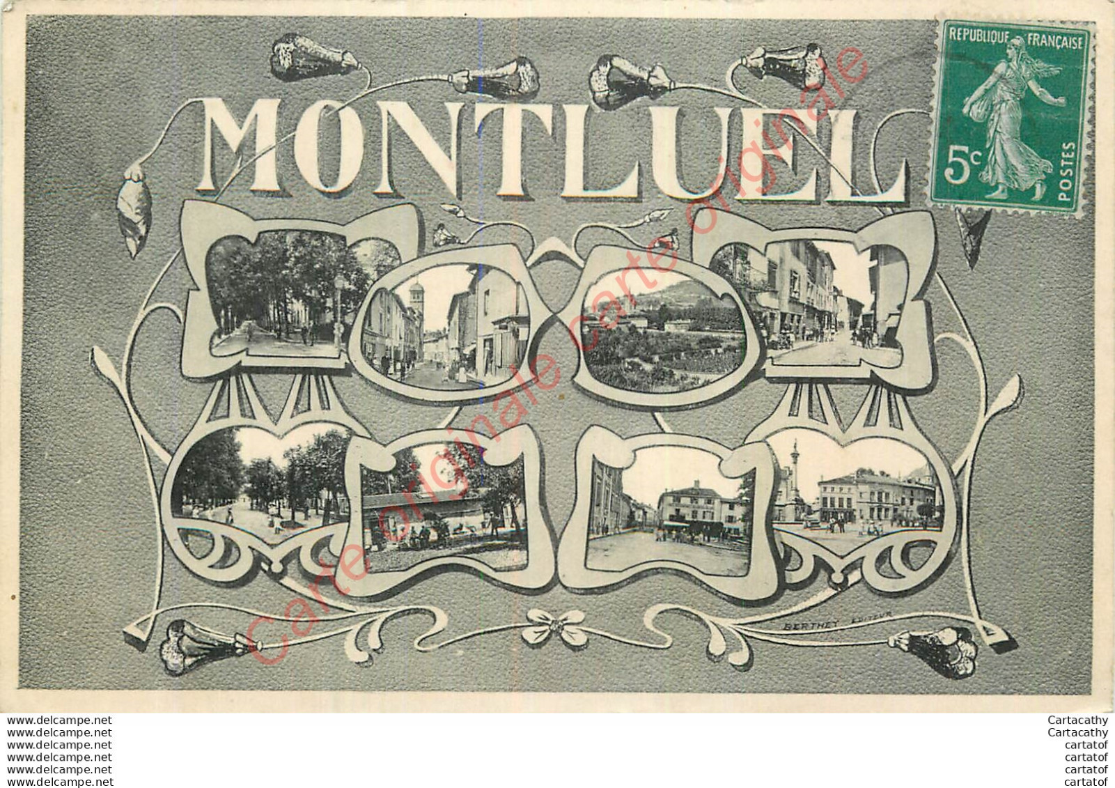 01.  MONTLUEL .  CP Multivues . - Montluel