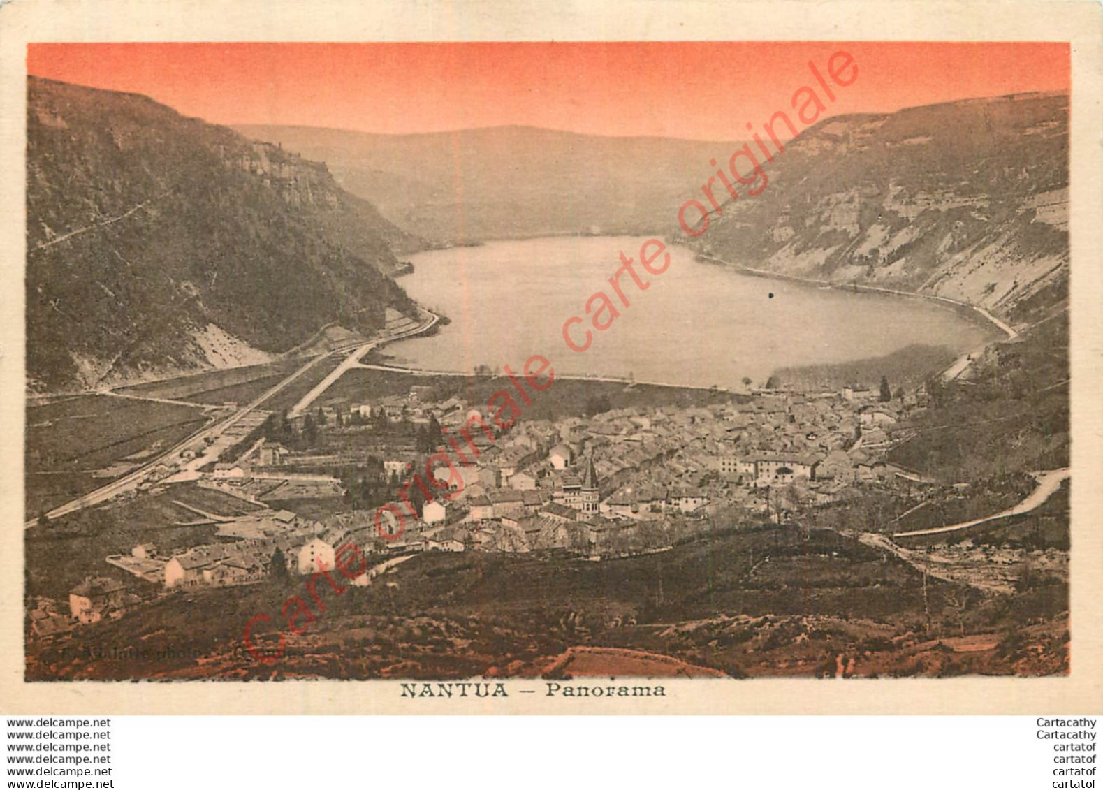 01.  NANTUA .  Panorama . - Nantua