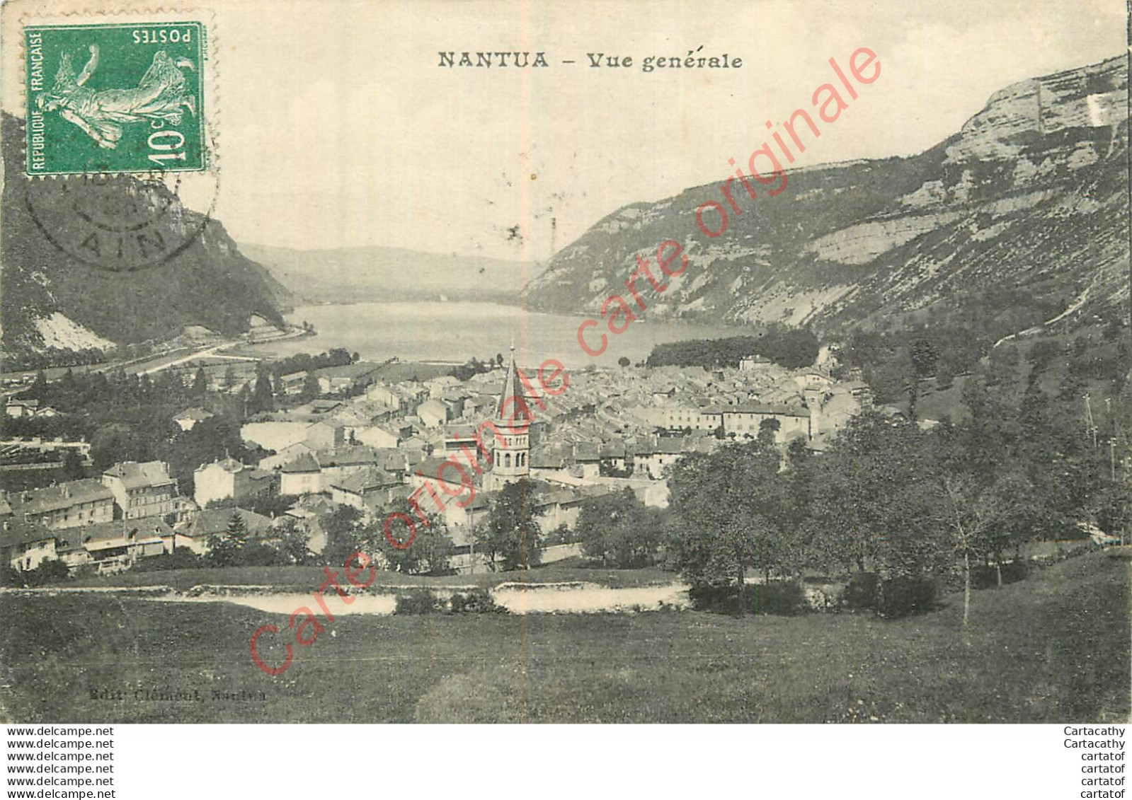 01.  NANTUA . Vue Générale . - Nantua