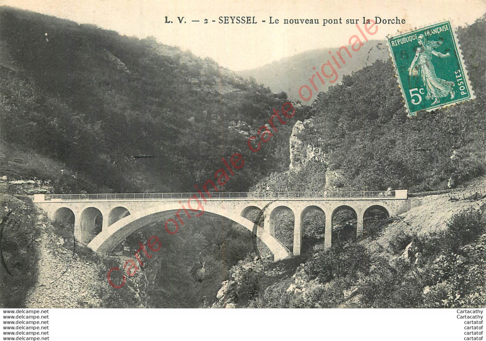 01.  SEYSSEL .  Le Nouveau Pont Sur La Dorche . - Seyssel