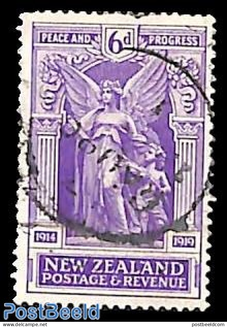 New Zealand 1920 6d, Used, Used Or CTO - Gebruikt