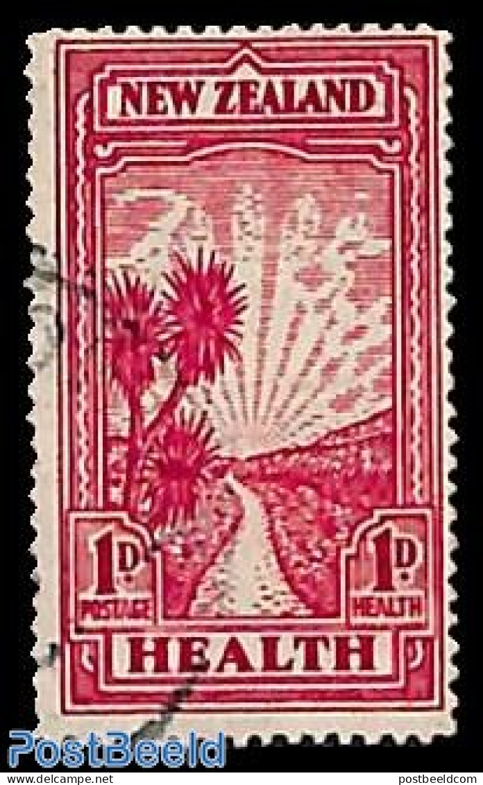 New Zealand 1933 1+1d, Health, Used, Used Or CTO - Gebraucht
