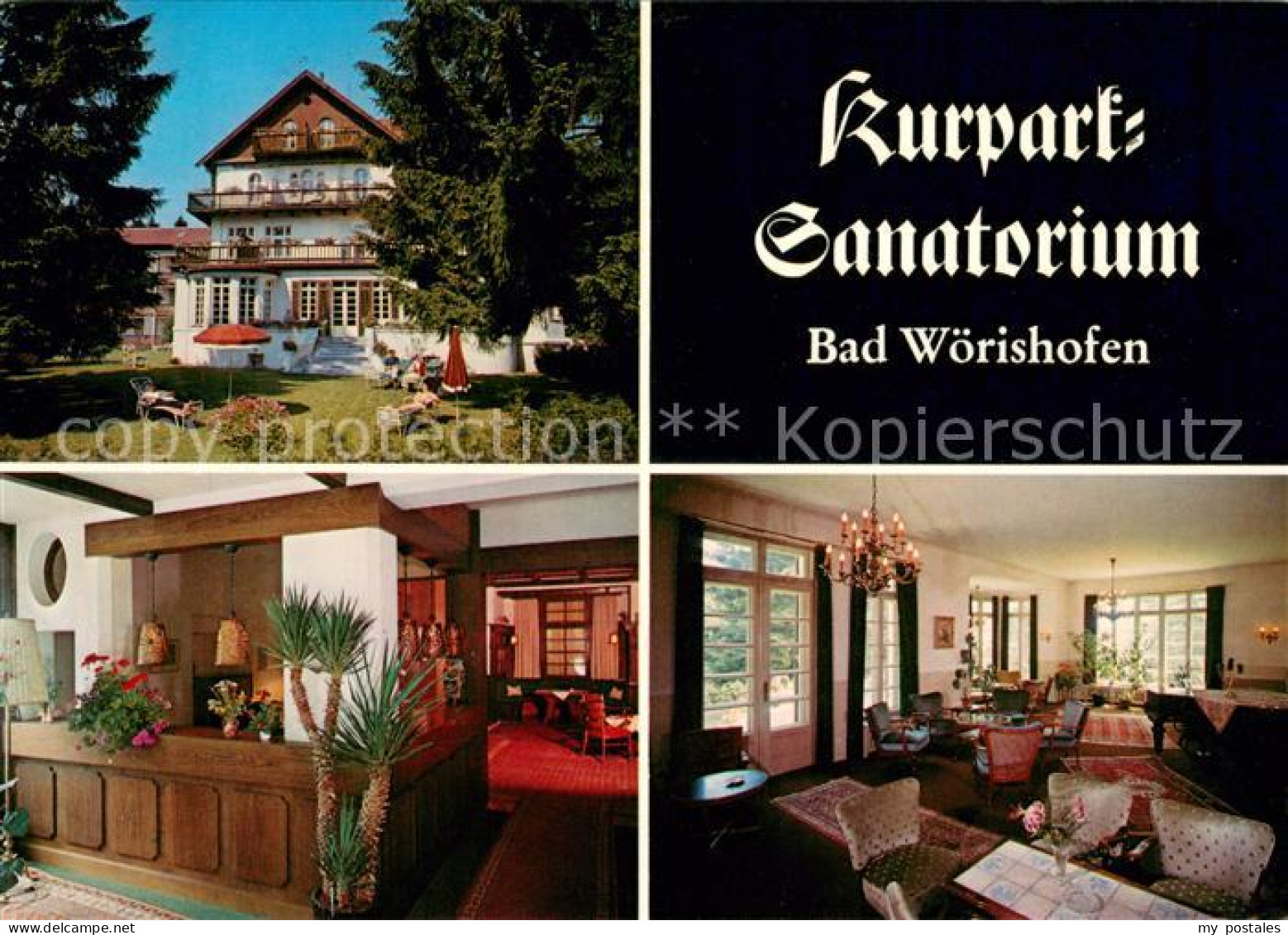 73655302 Bad Woerishofen Kurpark Sanatorium Rezeption Aufenthaltsraum Bad Woeris - Bad Woerishofen