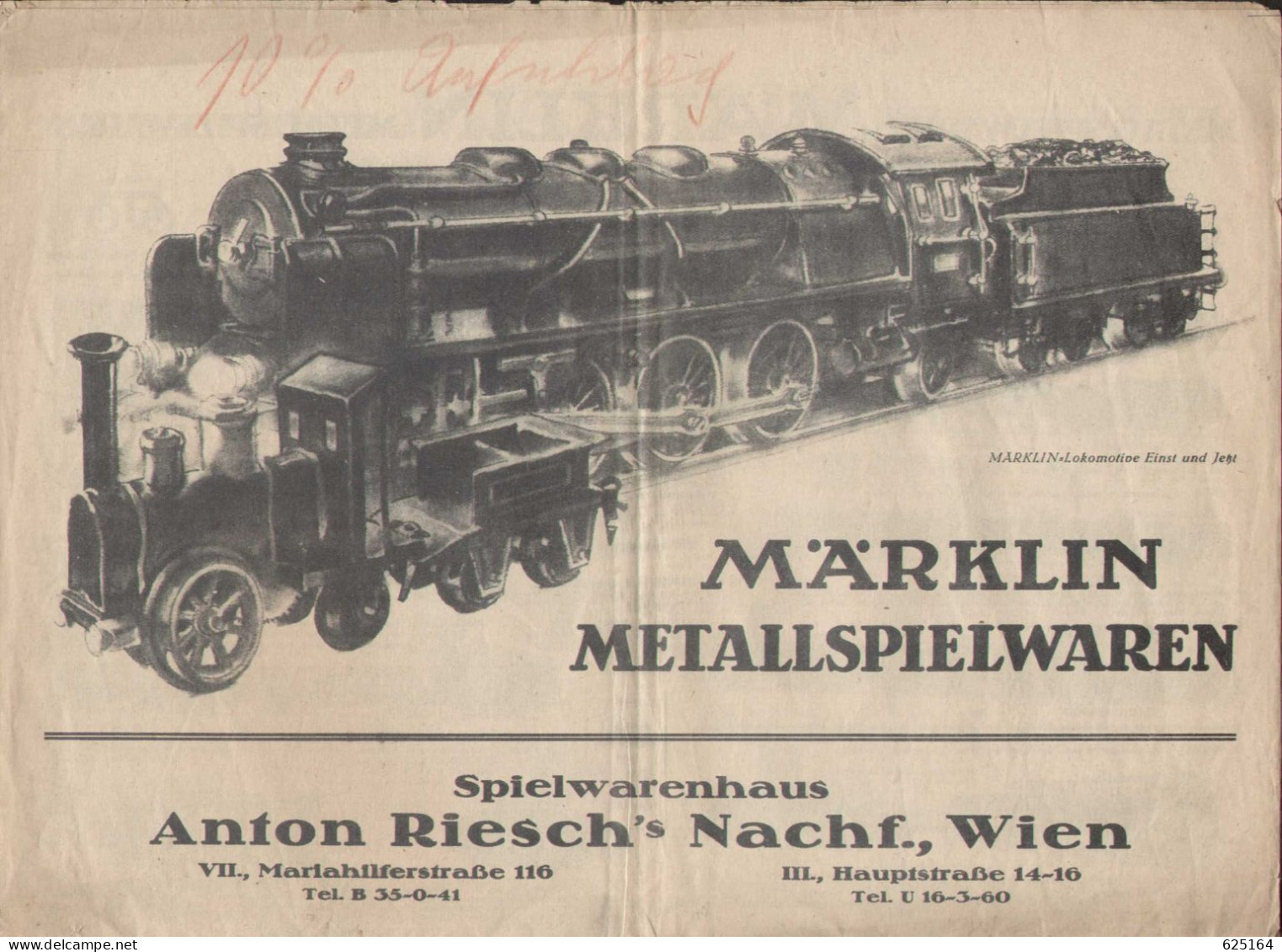 Catalogue MÄRKLIN 1931 Spur 0 Und 1 - Metalspielwaren Spielwarenhaus Wien - German