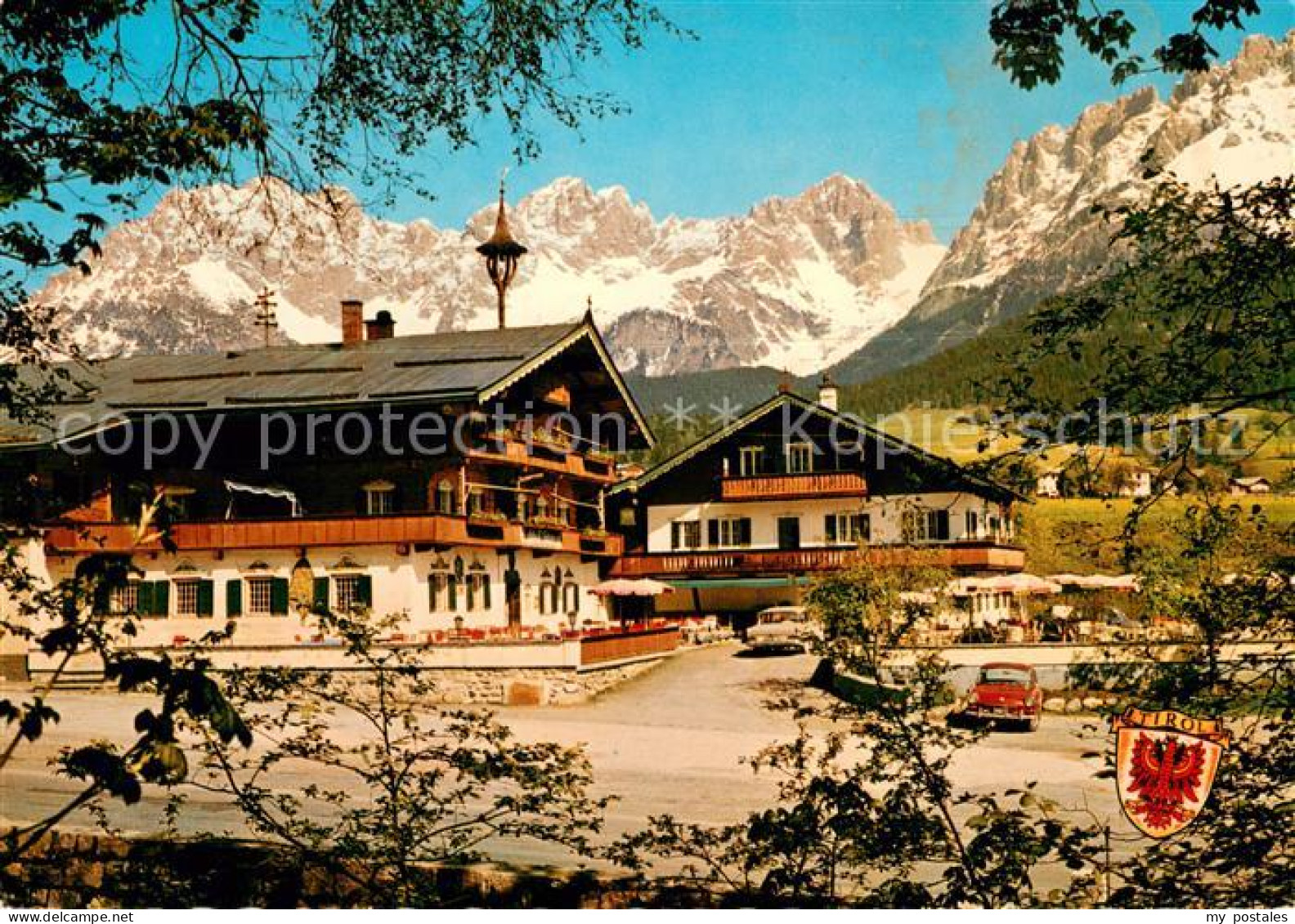 73655254 Going Wilden Kaiser Tirol Alpengasthof Stangl Blick Zum Wilden Kaiser K - Altri & Non Classificati