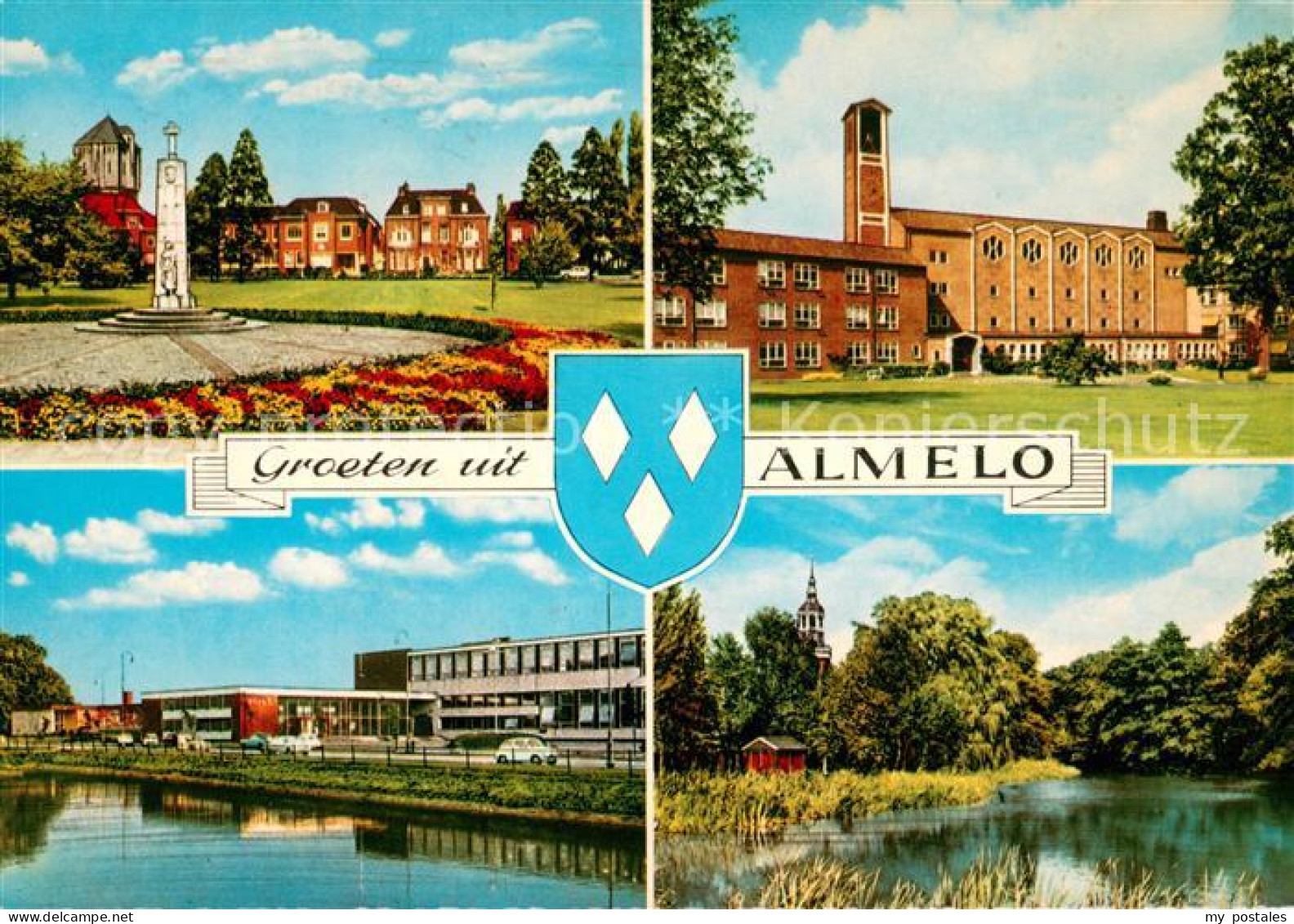 73655232 Almelo Teilansichten Denkmal Kirche Partie Am Wasser Almelo - Otros & Sin Clasificación