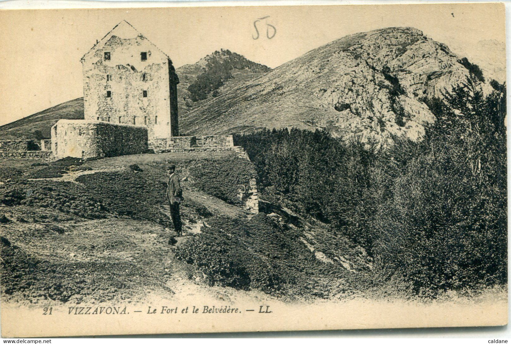 -2B-CORSE- VIZZAVONA -   Le Fort Et Le Belvedere - Corte