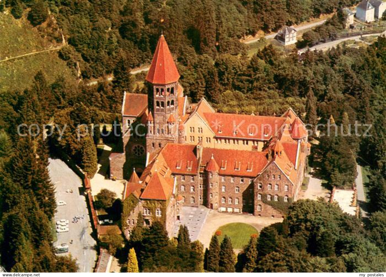 73655159 Clervaux Abbaye Bénédictine De Saint Maurice Et De Saint Maur Vue Aérie - Otros & Sin Clasificación