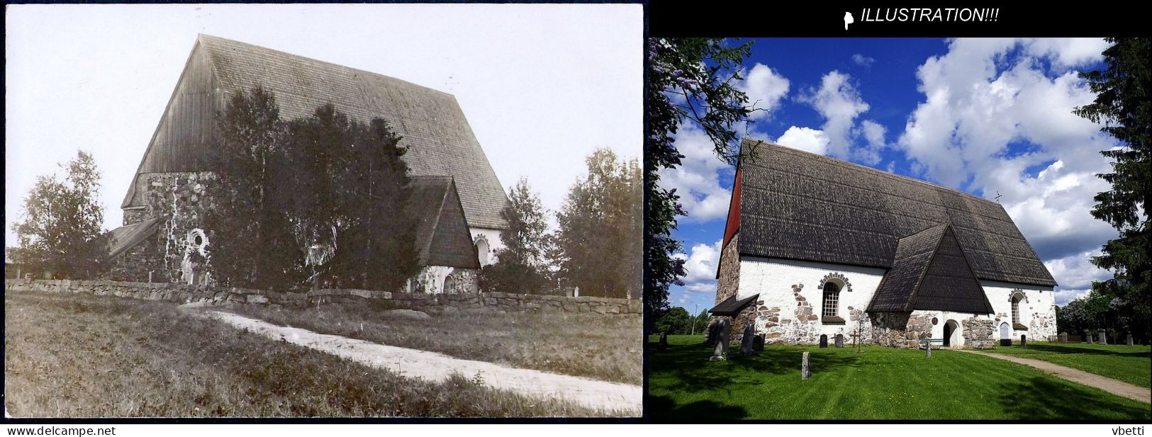 Finland / Suomi: Isonkyrön Vanha Kirkko  1924 - Places