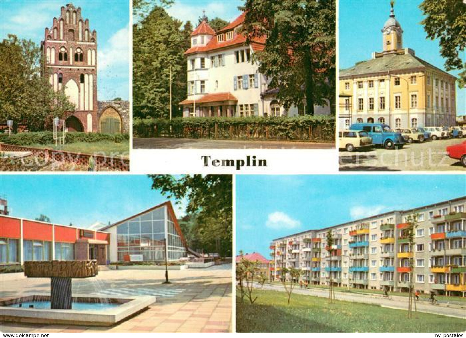 73655131 Templin Prenzlauer Tor FDGB Erholungsheime Rathaus Neubauten Minna Ostr - Templin