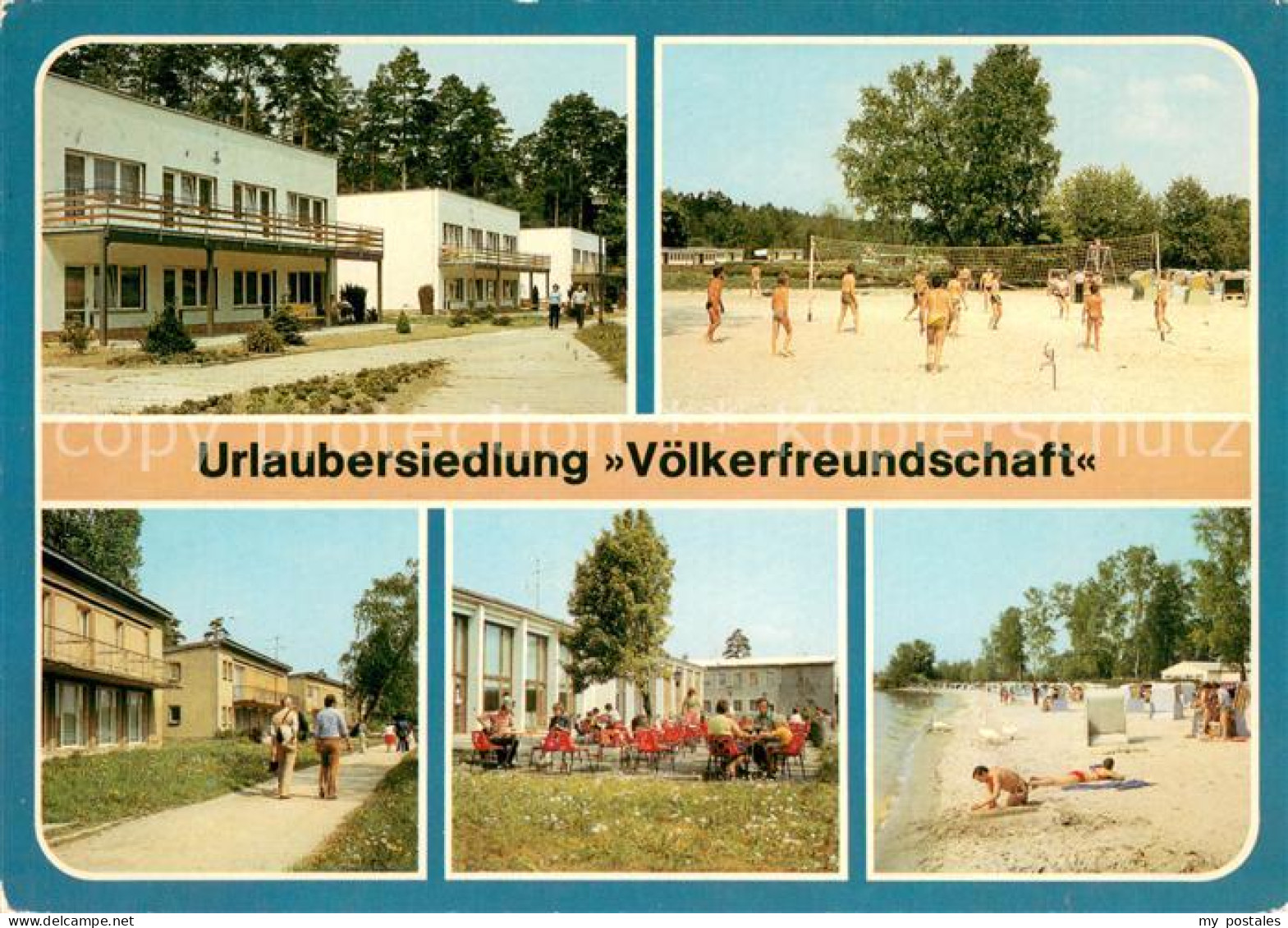 73655129 Klink Waren Urlaubersiedlung Voelkerfreundschaft Bettenhaeuser Volleyba - Autres & Non Classés