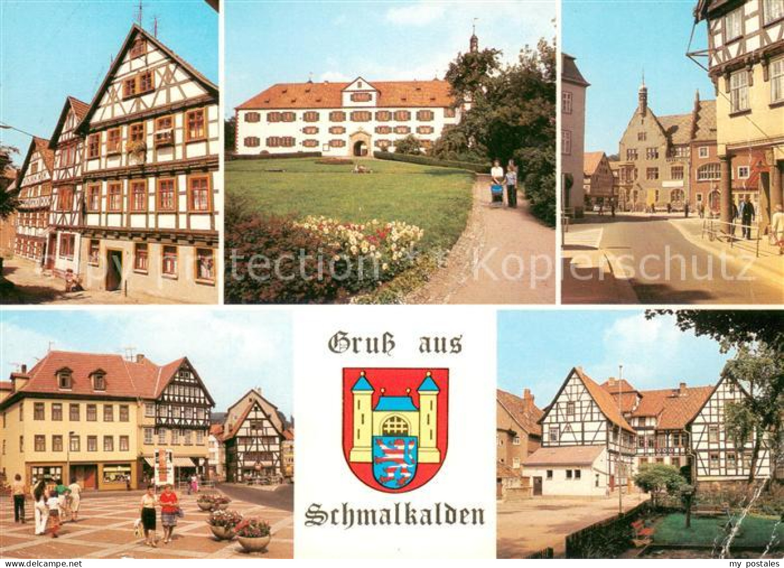73655126 Schmalkalden Kirchhof Schloss Wilhelmsburg Mohrengasse Altmarkt Hessenh - Schmalkalden