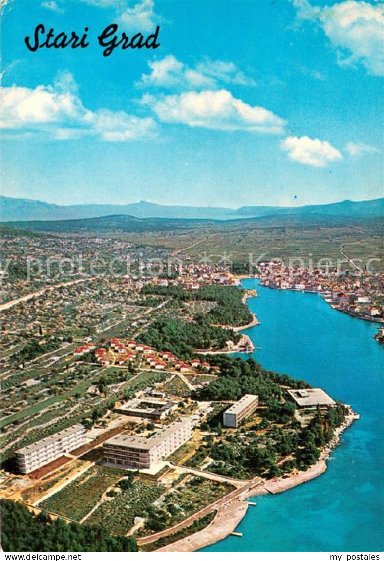 73655110 Stari Grad Bucht Fliegeraufnahme Stari Grad - Serbie