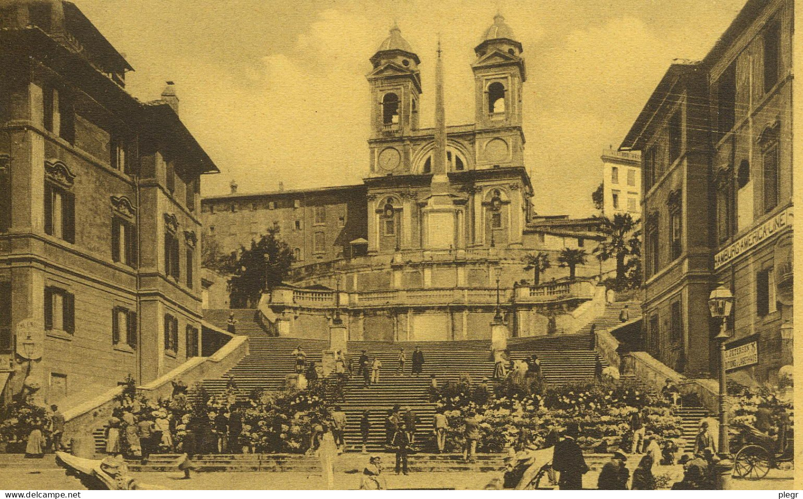 ITALAZ 01 37#2 - ROMA / ROME - CHIESA DELLA TRINITA DEI MONTI - SCALINATA - Eglises