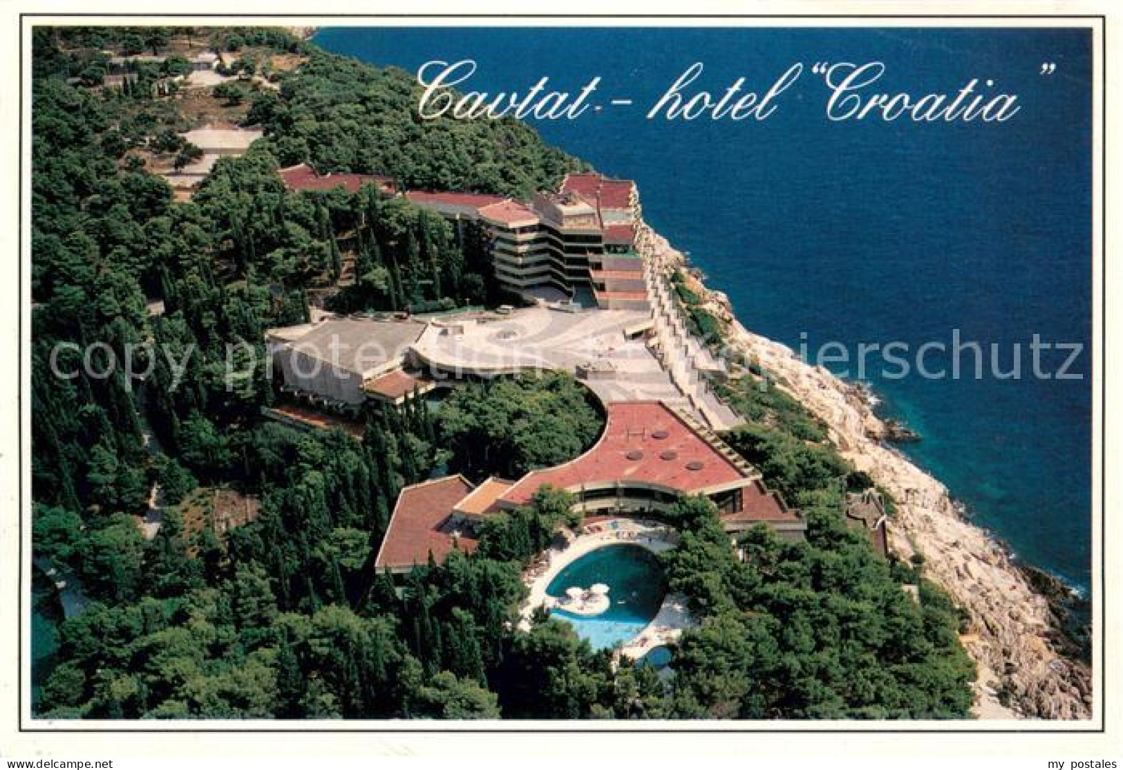 73655076 Cavtat Dalmatien Hotel Croatia Fliegeraufnahme Cavtat Dalmatien - Kroatien
