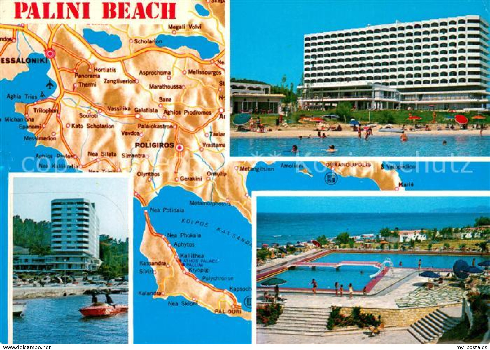73655066 Halkidiki Chalkidiki Palini Beach Hotel Bungalows Pool Strandpartien Ha - Greece