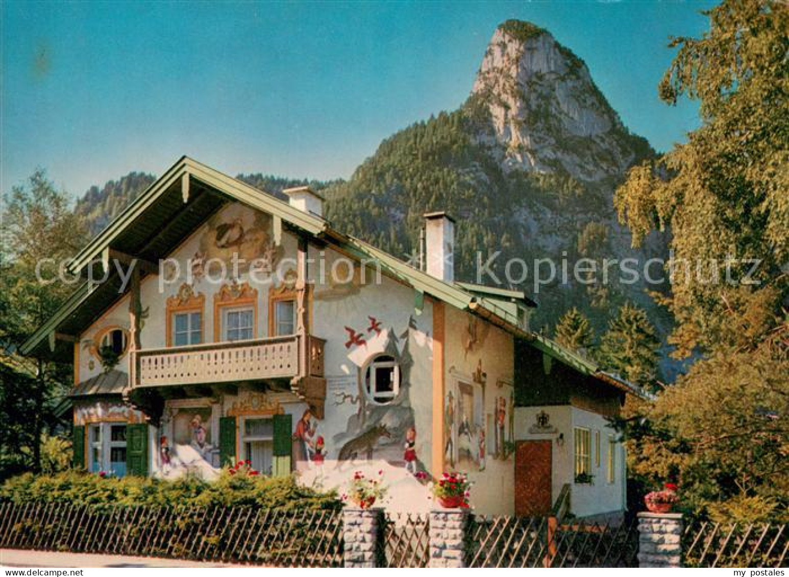 73655016 Oberammergau Rotkaeppchenhaus Und Kofel Oberammergau - Oberammergau