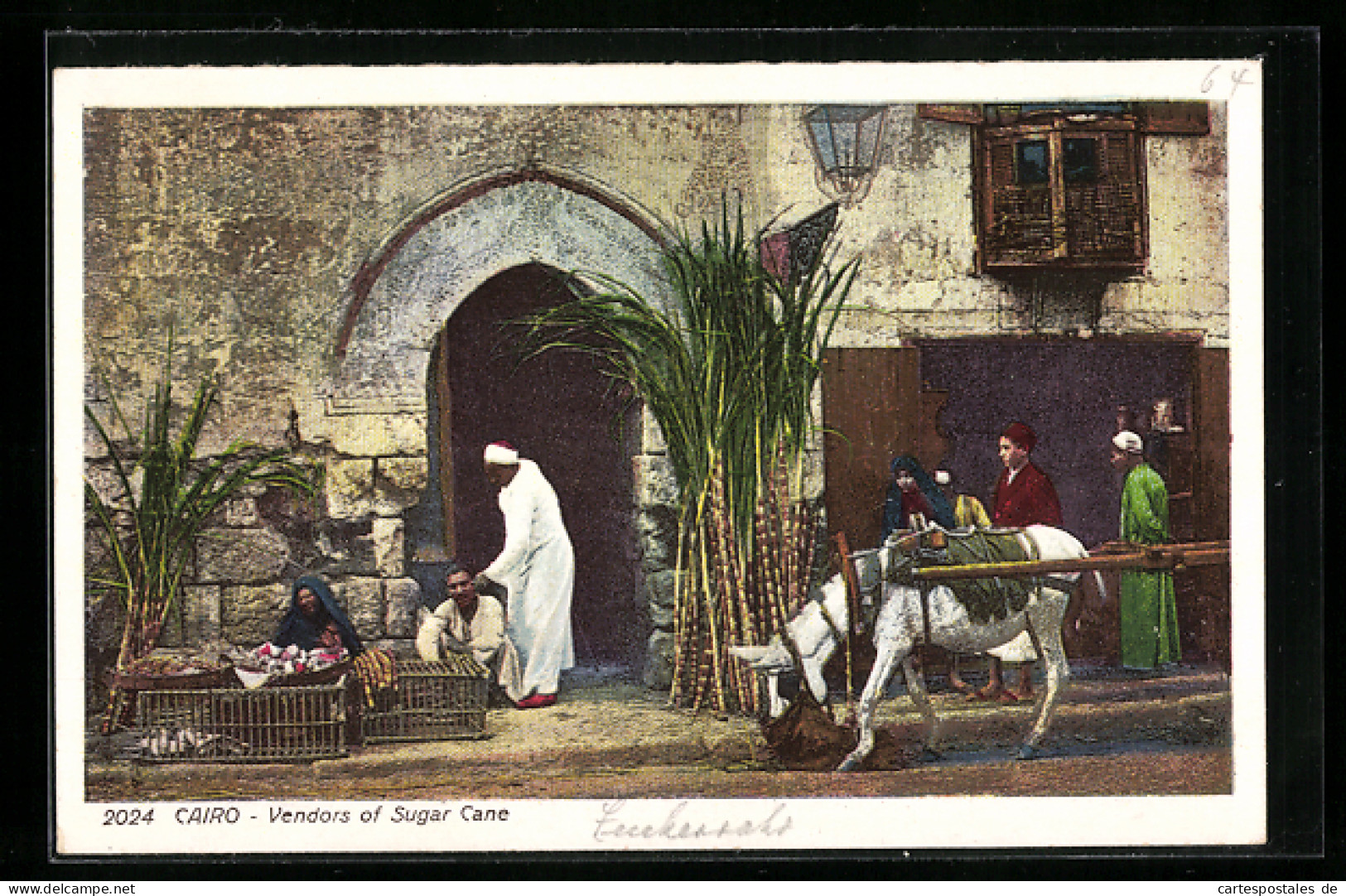 CPA Cairo, Vendors Of Sugar Cane  - Autres & Non Classés