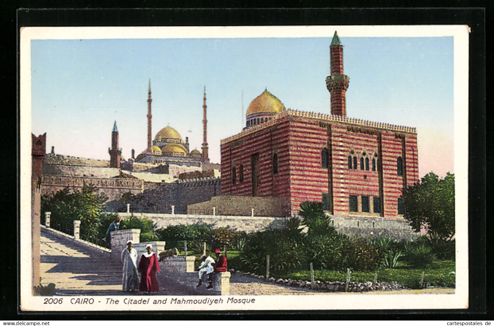 CPA Cairo, The Cidadel And Mahmoudiyeh Mosque  - Autres & Non Classés