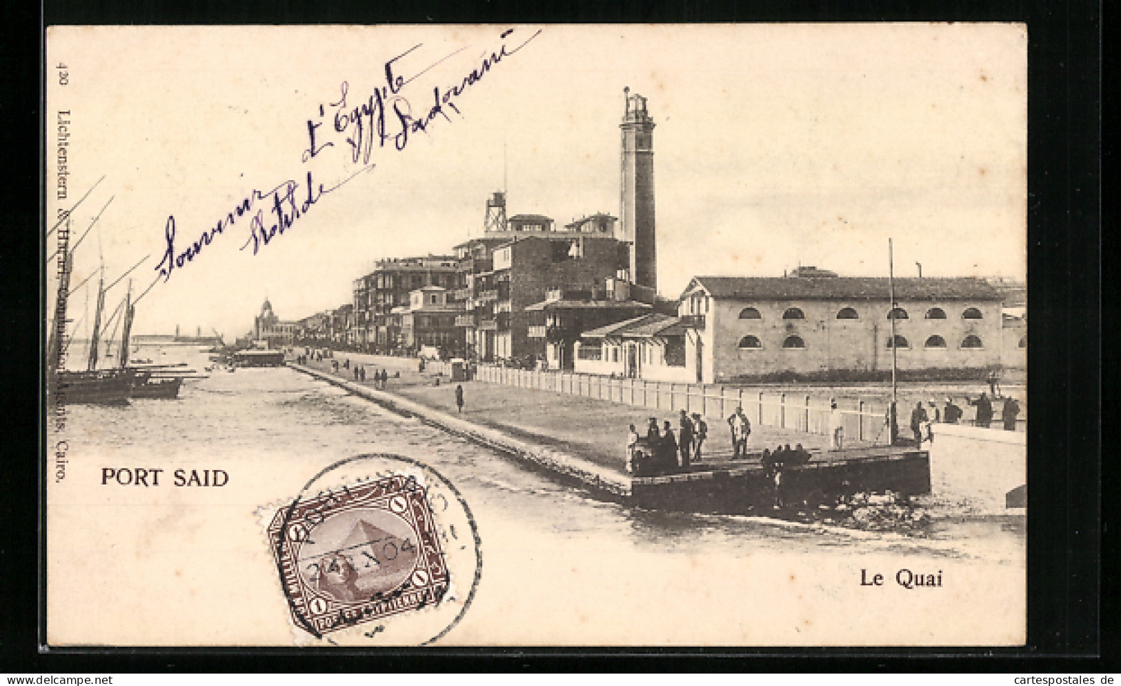 CPA Port Said, Le Quai  - Autres & Non Classés