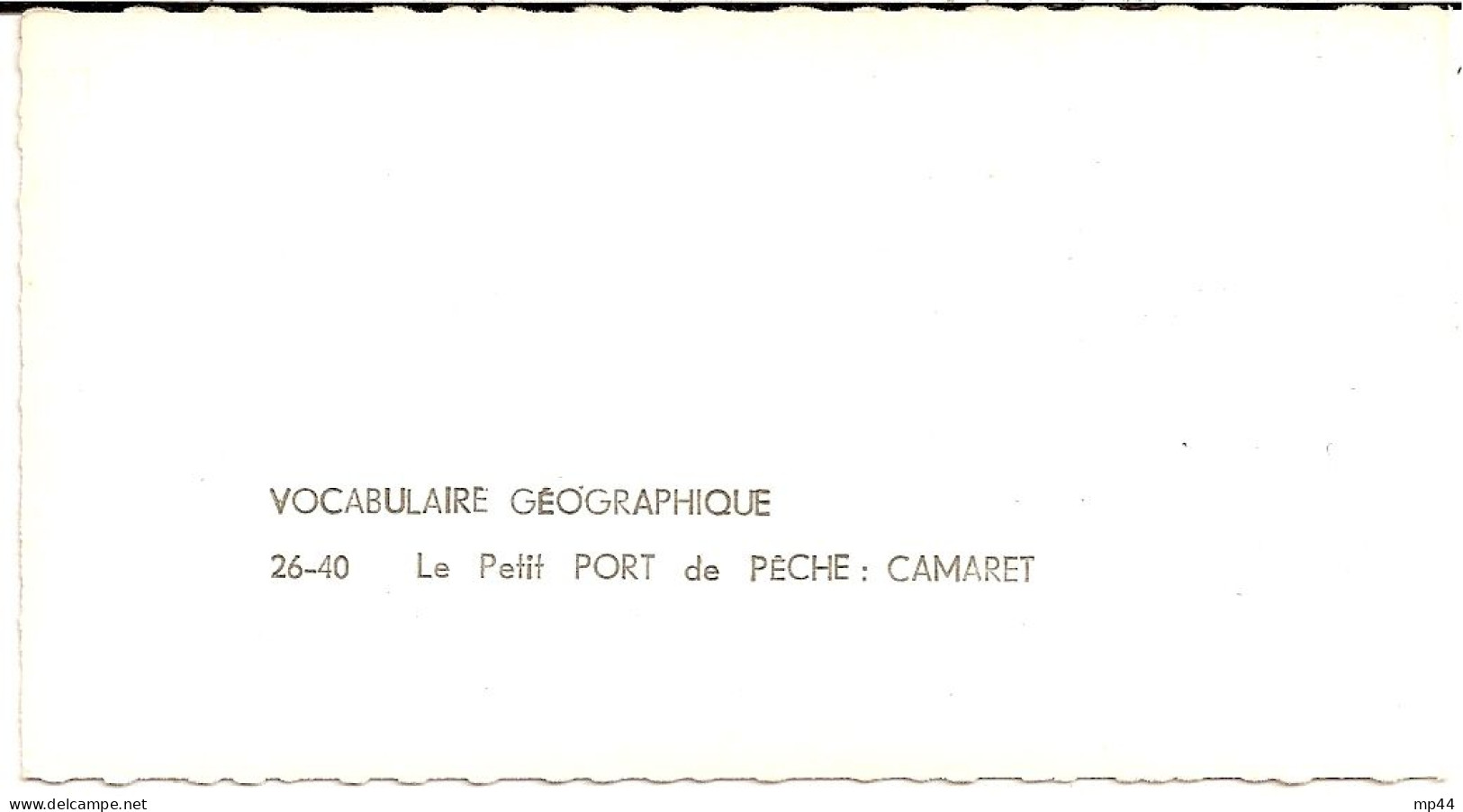 1J2 --- 29 CAMARET Le Petit Port De Pêche - Camaret-sur-Mer