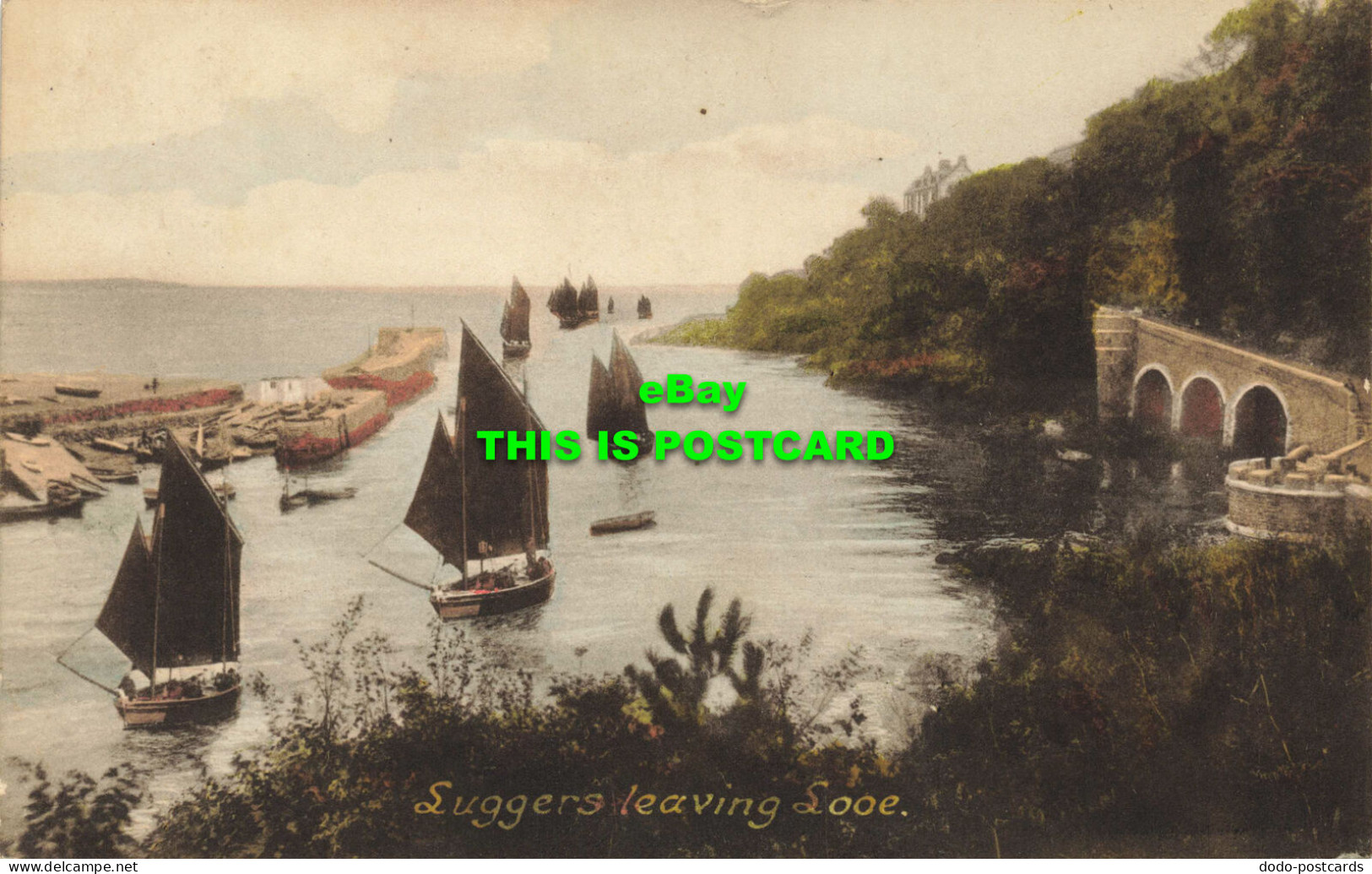 R569106 Luggers Leaving Looe. Friths Series. No. 47787. 11921 - World