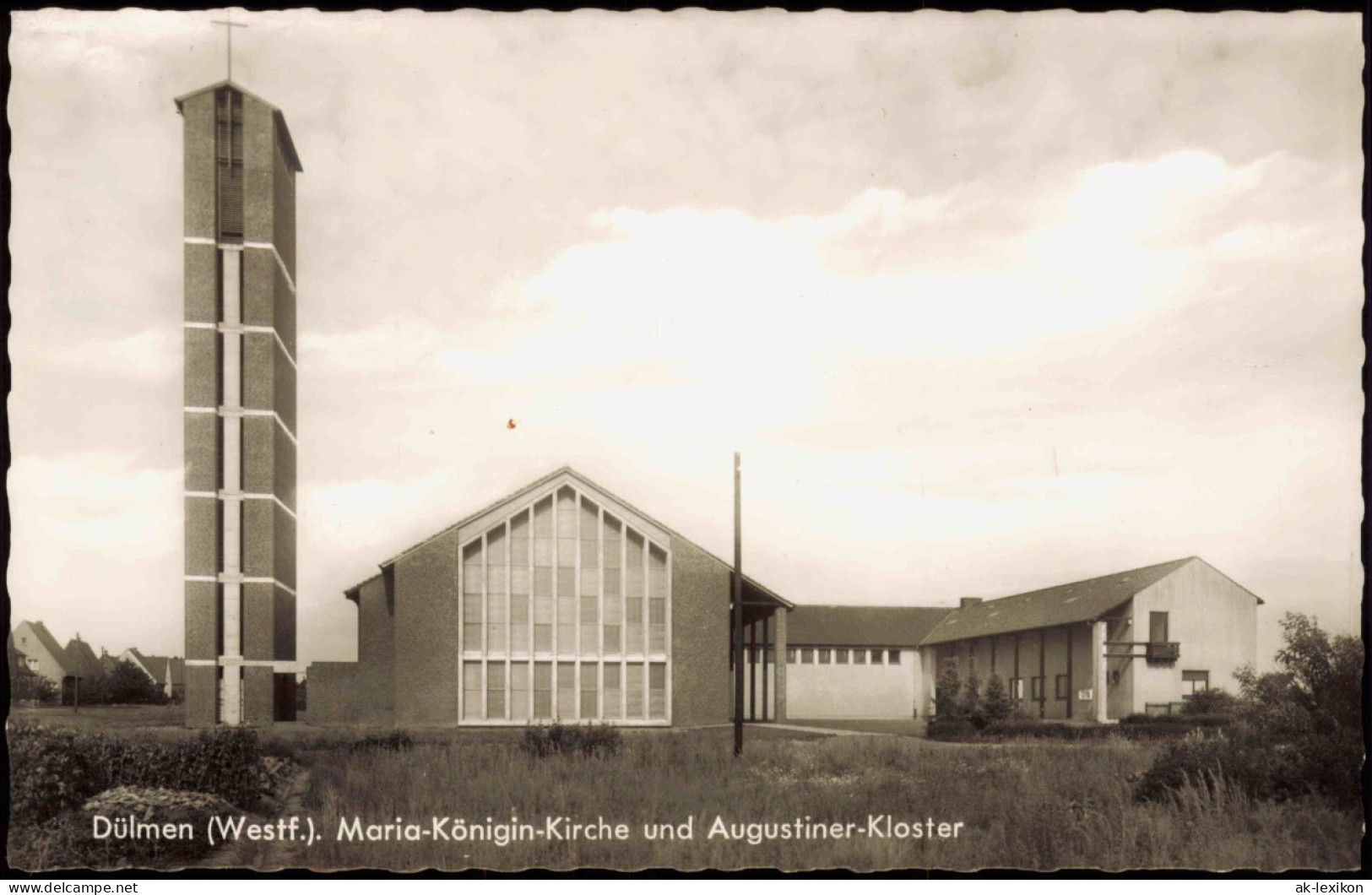 Ansichtskarte Dülmen Maria-Königin-Kirche Und Augustiner-Kloster 1966 - Duelmen