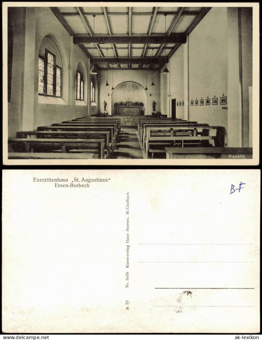 Borbeck-Essen (Ruhr) Exerzitienhaus „St. Augustinus" Innen 1962 - Essen