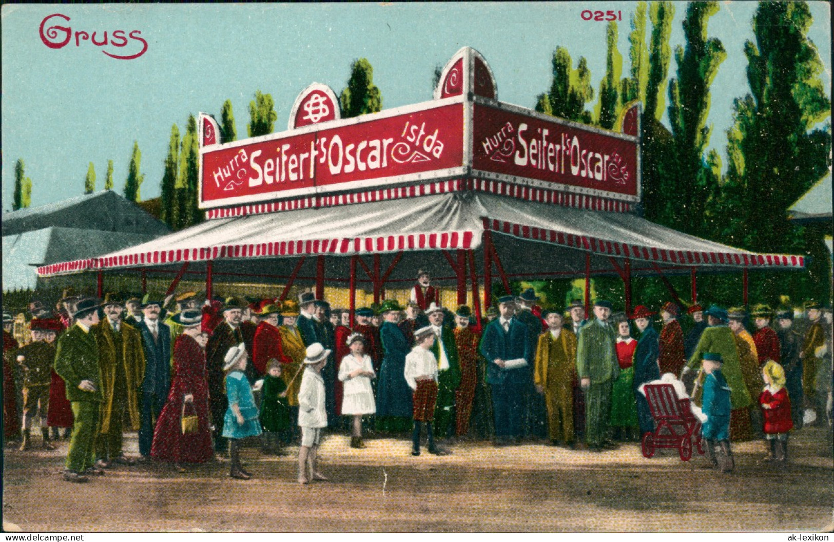 Ansichtskarte  Rummel / Jahrmarkt / Kirmes - Geschäft Oskar Seifert 1914 - Unclassified