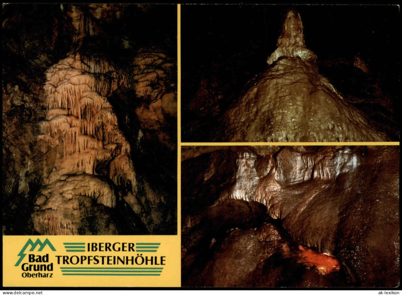 Bad Grund (Harz) Iberger Tropfsteinhöhle Zwerge Wasserfall MB 1978 - Bad Grund